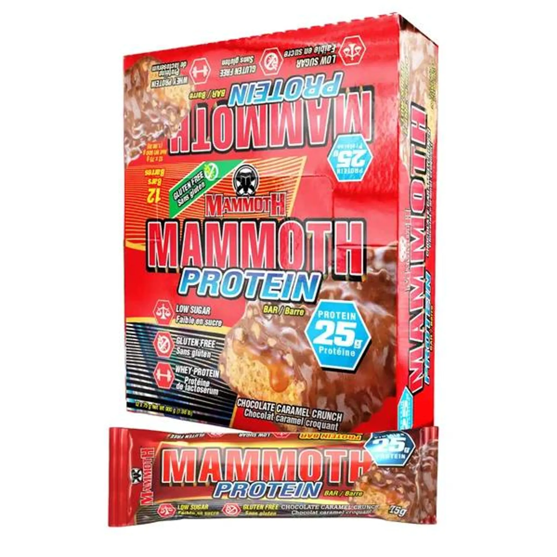 Mammoth Protein Bars, 12 × 75 g