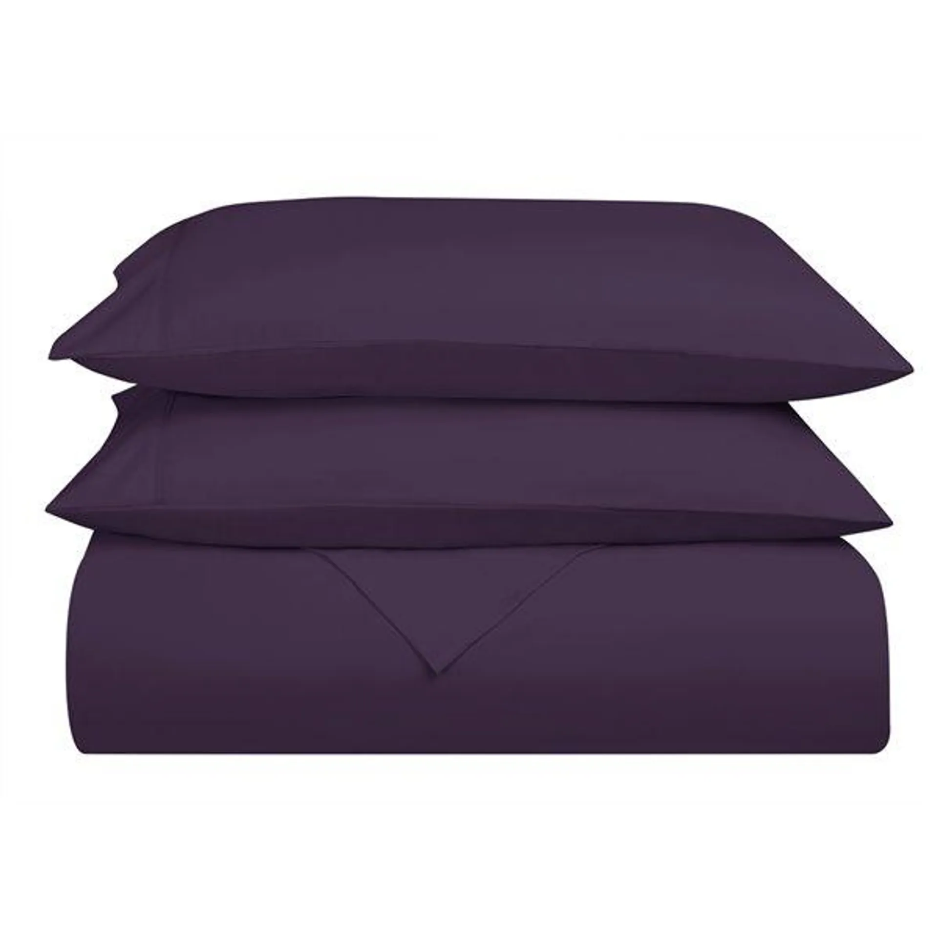 Ensemble de draps en microfibre Swift Home pour très grand lit, mauve aubergine, 4 pièces