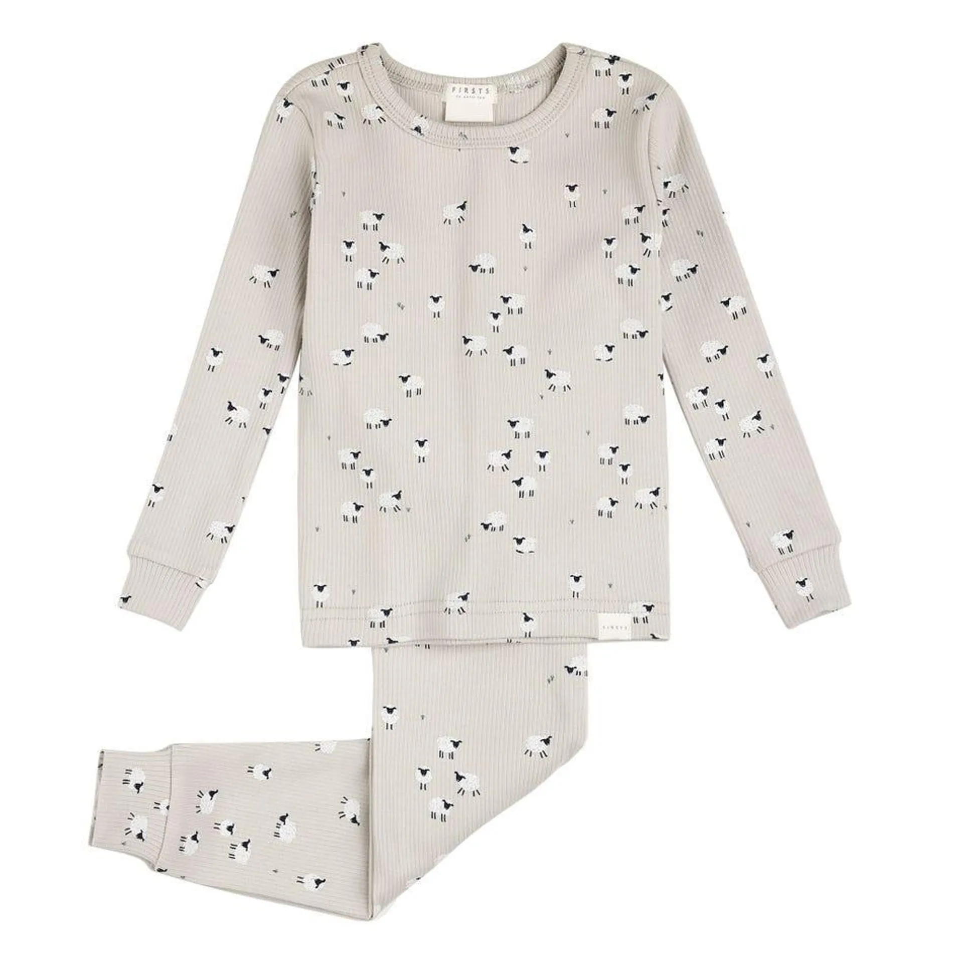 Fluffy Sheep print PJ Set 12-24m