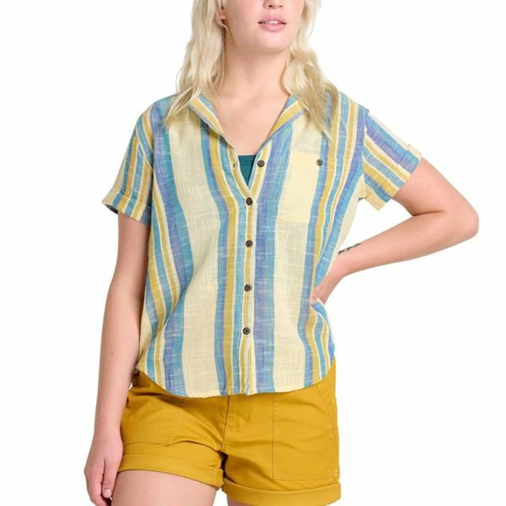 Chemise à manches courtes Camp Cove pour femme