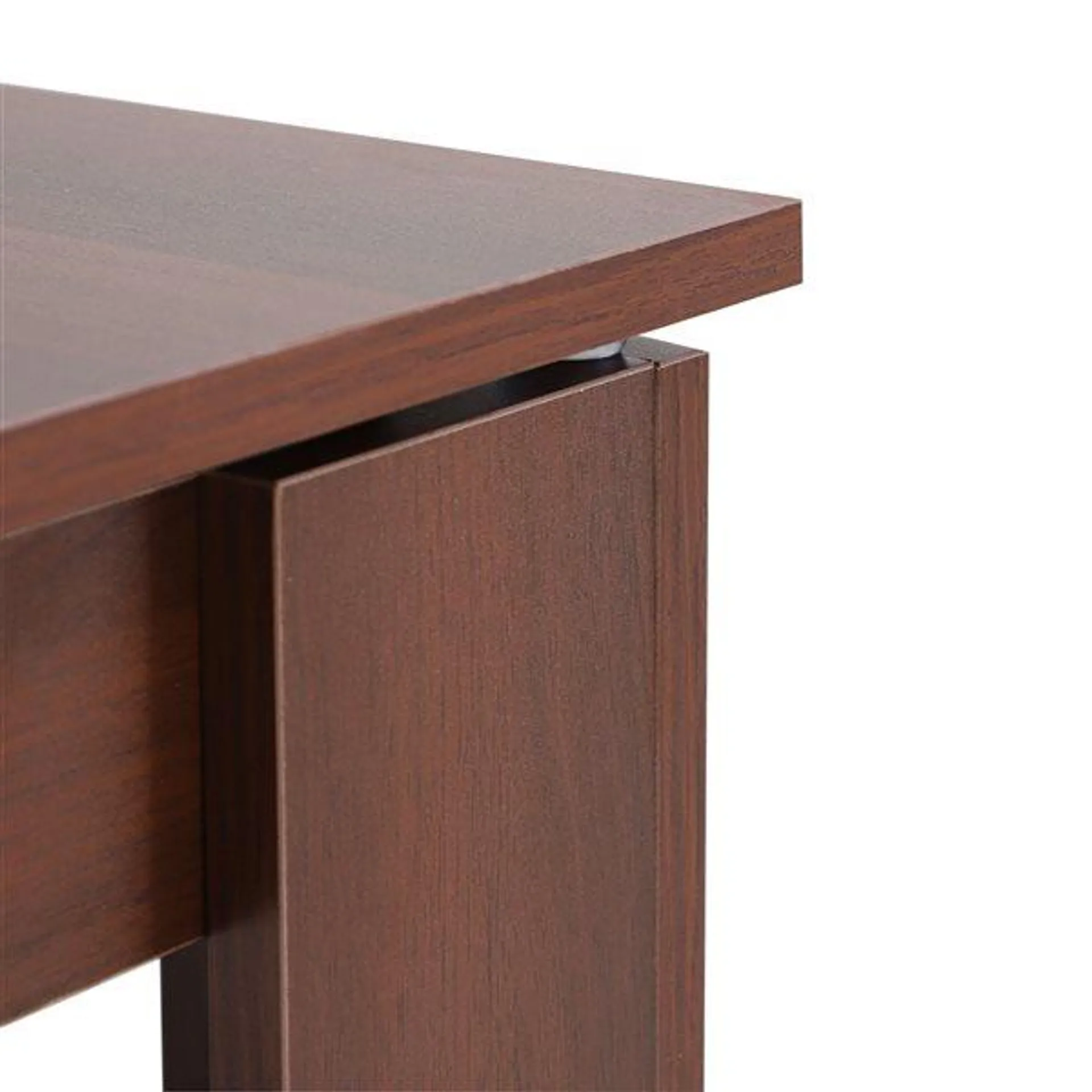 Table basse avec plateau relevable par HomCom en composite brun