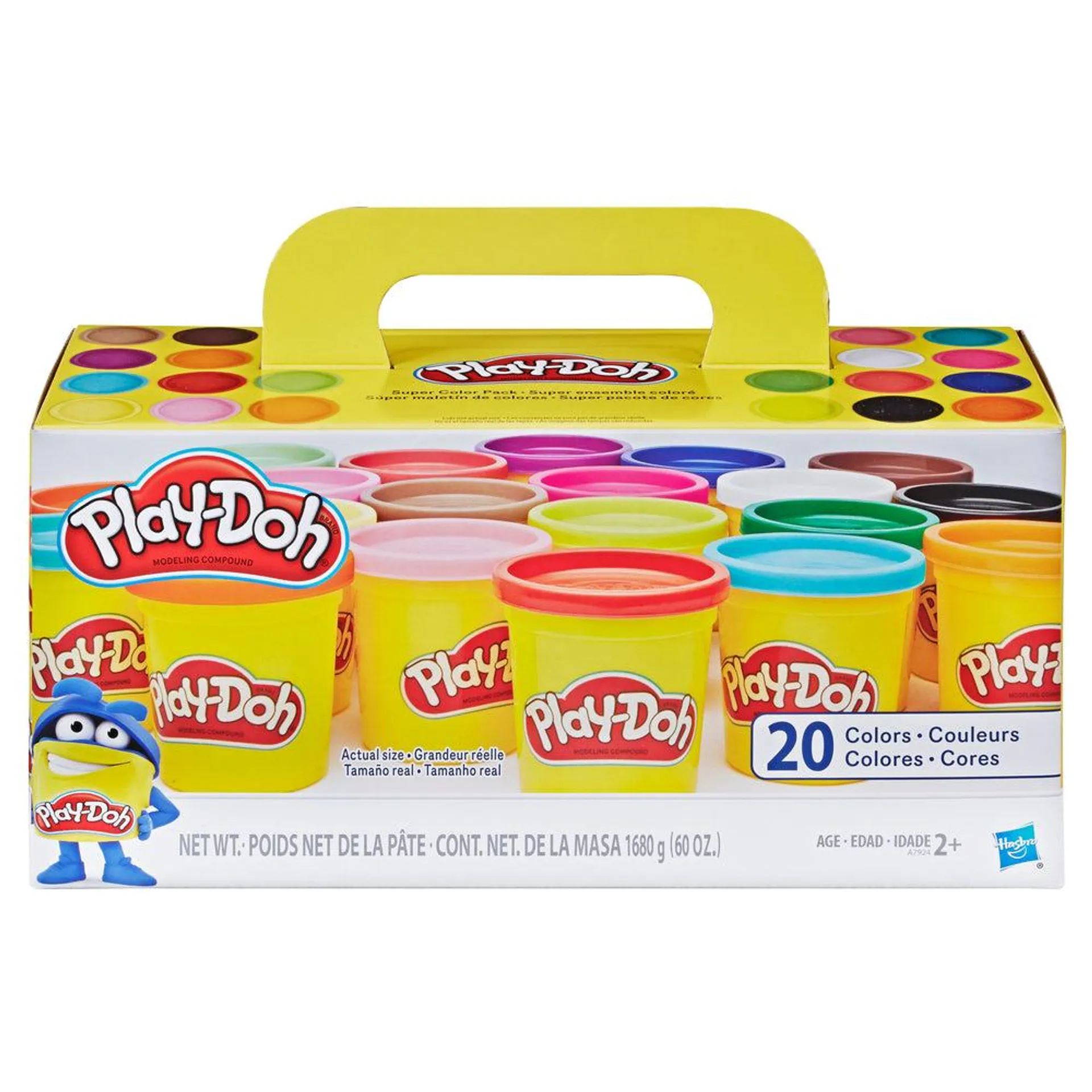 Play-Doh - Super ensemble coloré - 20 pots