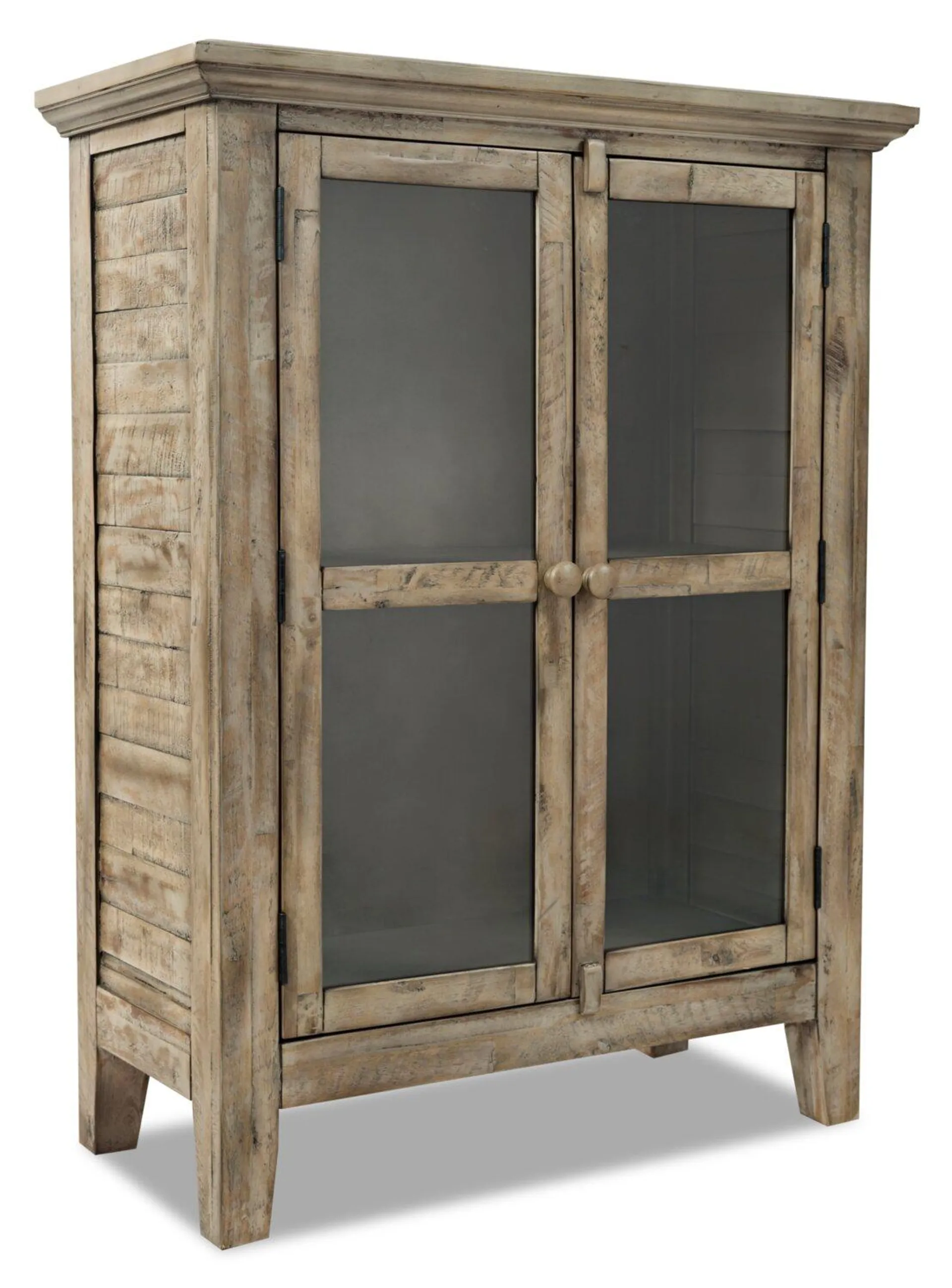 Armoire décorative Rocco de 32 po avec 2 portes - bois naturel