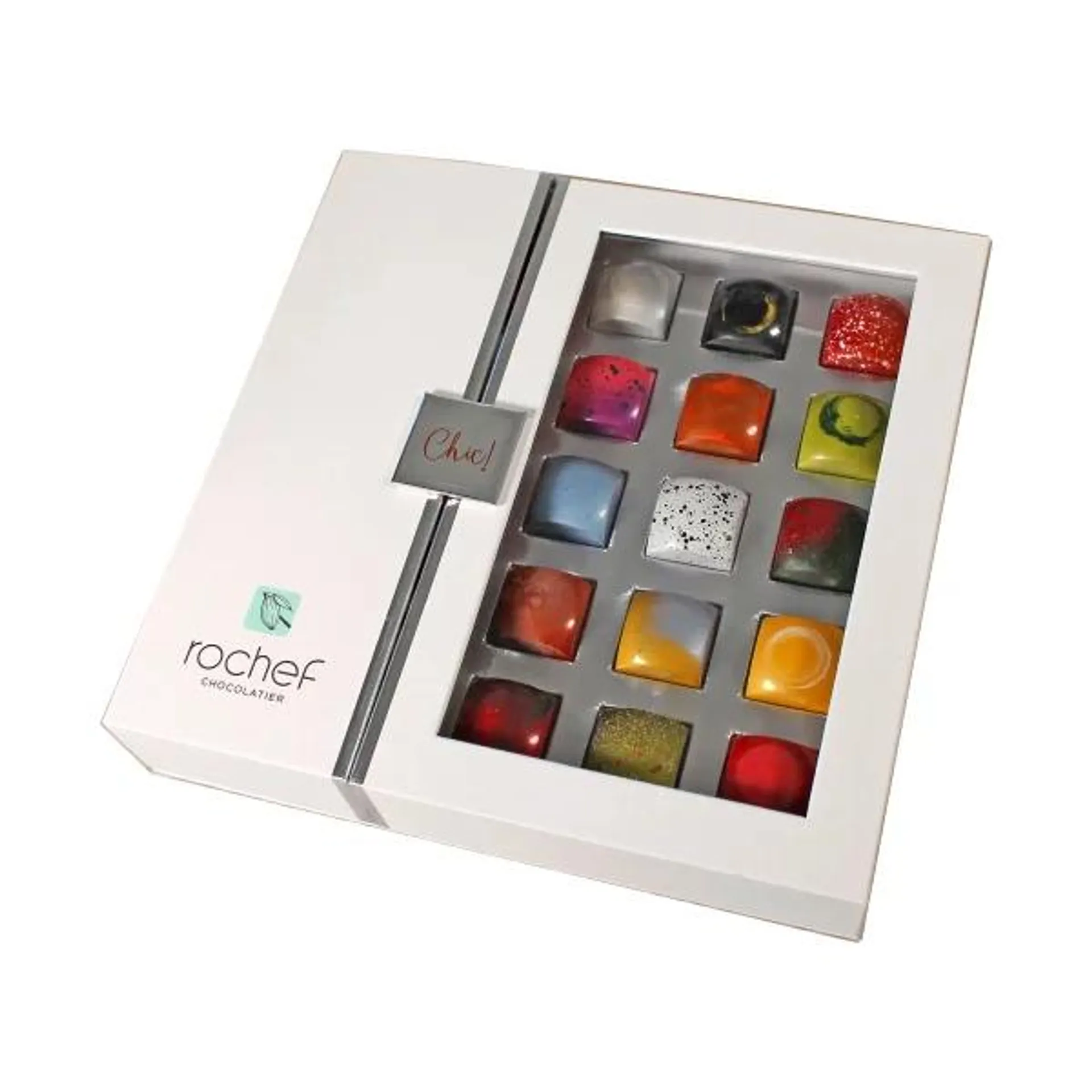 Rochef Chocolatier Inc. – Chic Pralines Premium Box of 25 chocolates