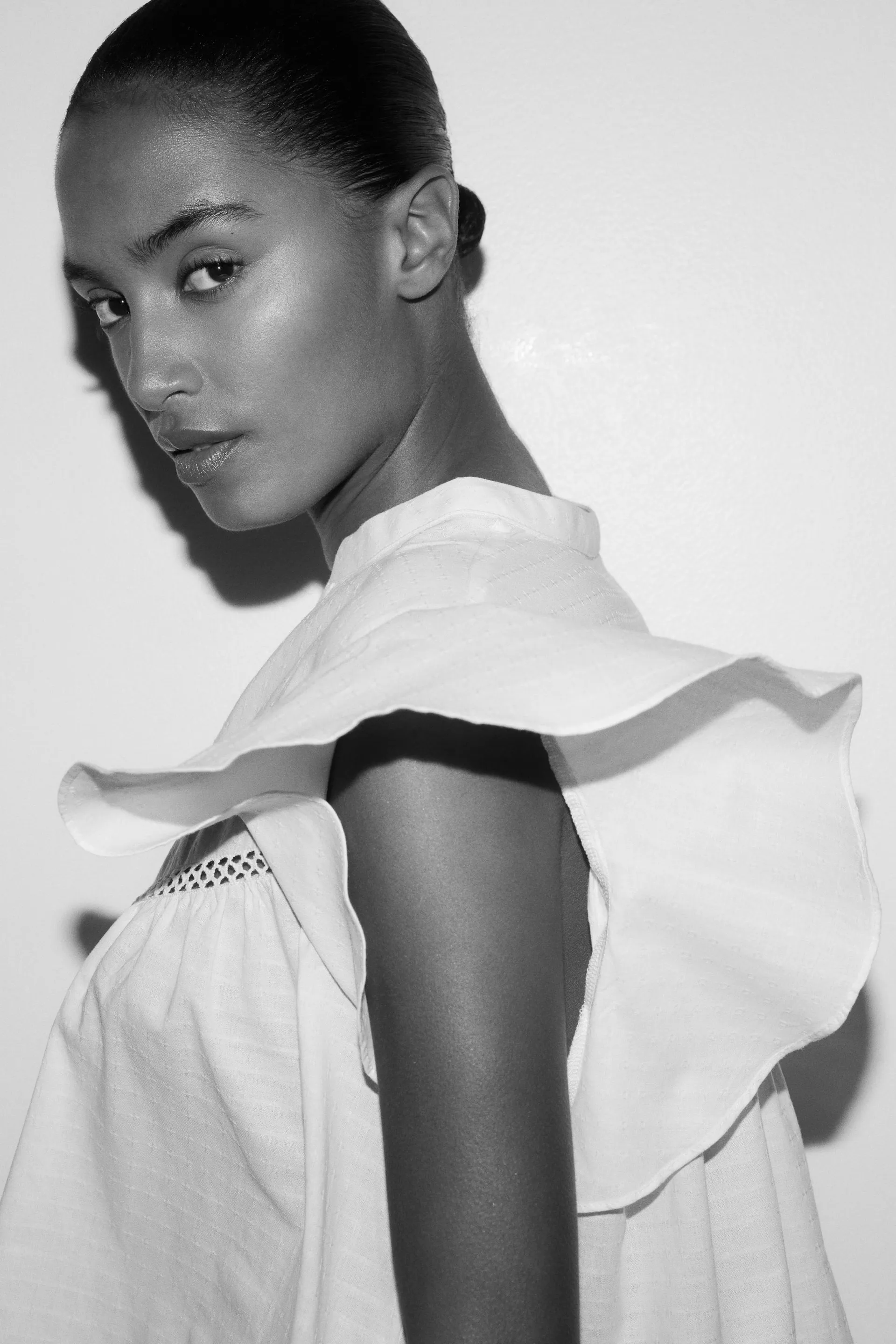 Blouse en tissu ratière