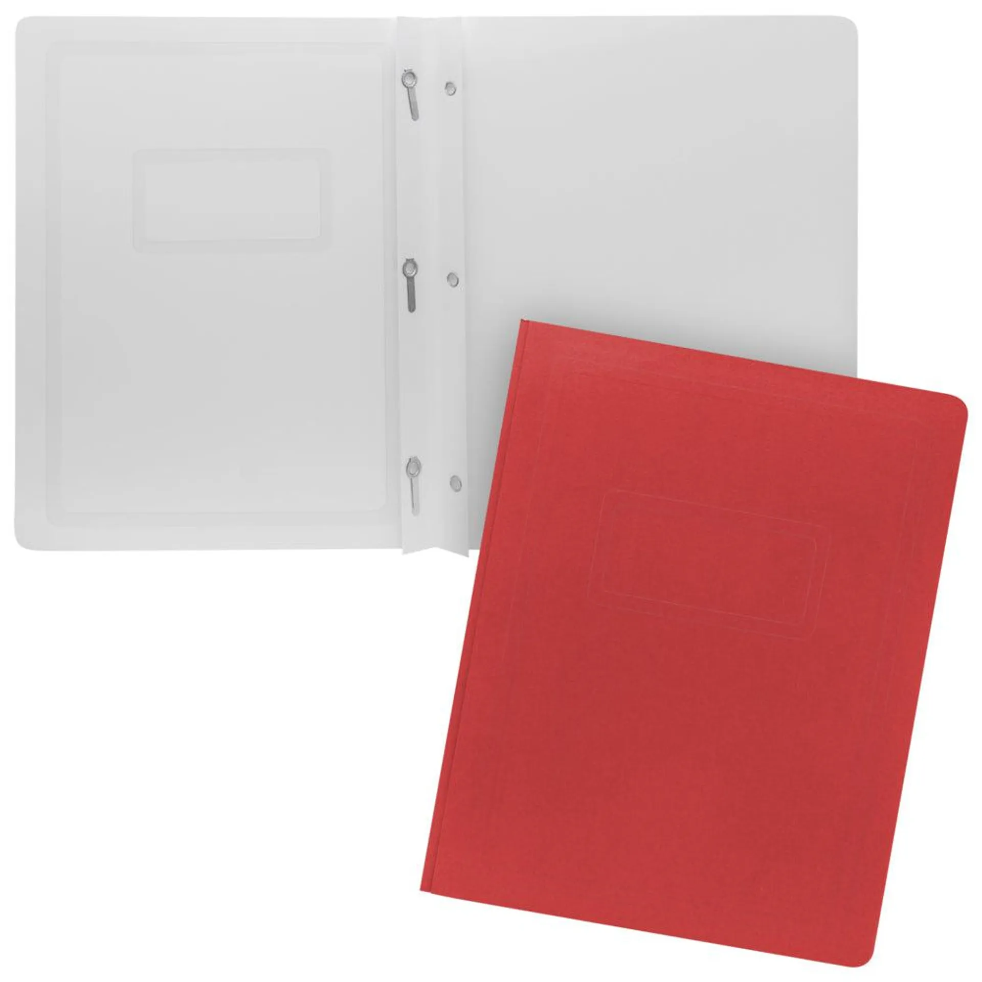 Staples - Couverture de rapport - format lettre - rouge