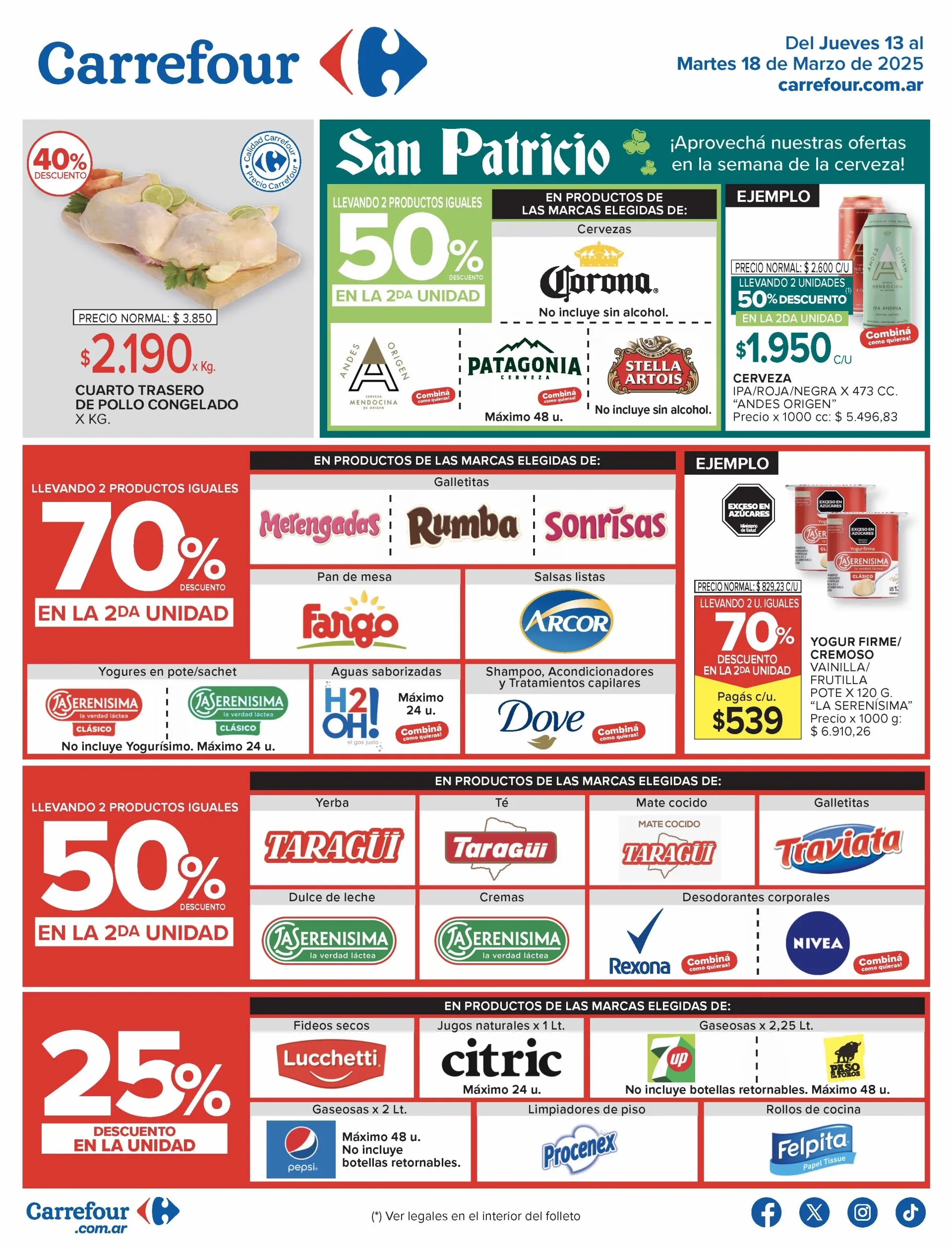 Ofertas de Carrefour Ofertas y descuentos 13 de marzo al 18 de marzo 2025 - Página 1 del catálogo