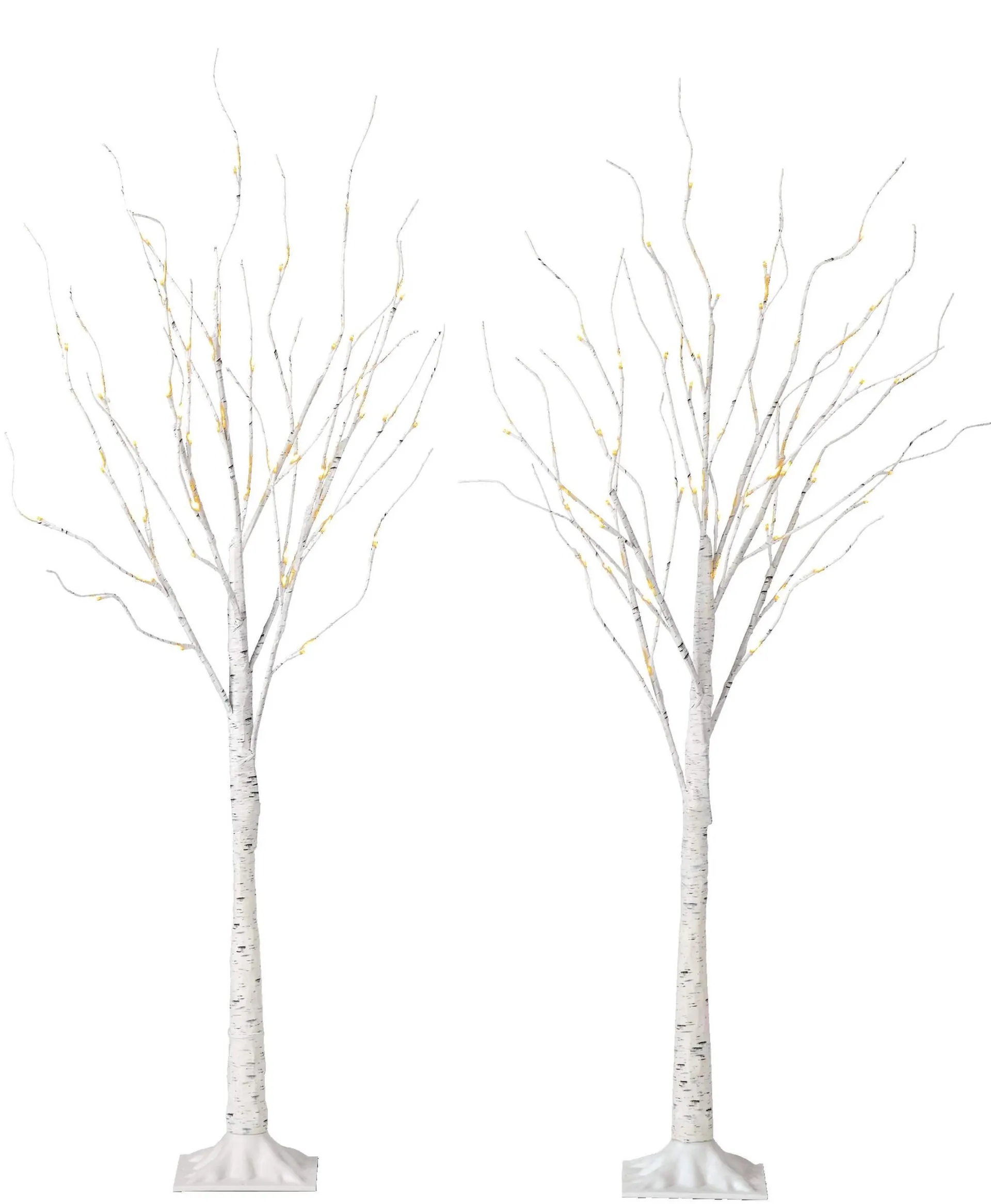 CANVAS Wireform Birch Tree Christmas Decoration, 2-pk