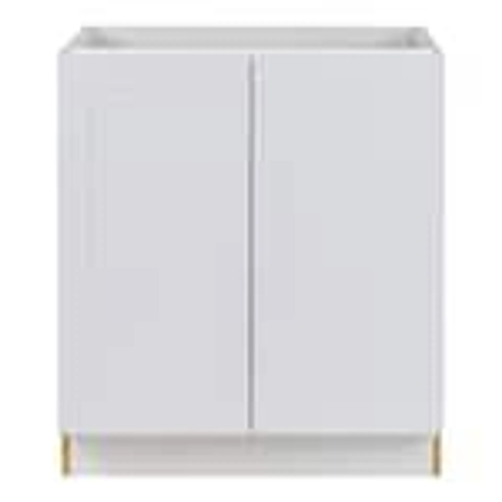 Edson 30-inch W x 34.5-inch H x 24.4-inch D Shaker-Style Assembled Kitchen Base Cabinet in White