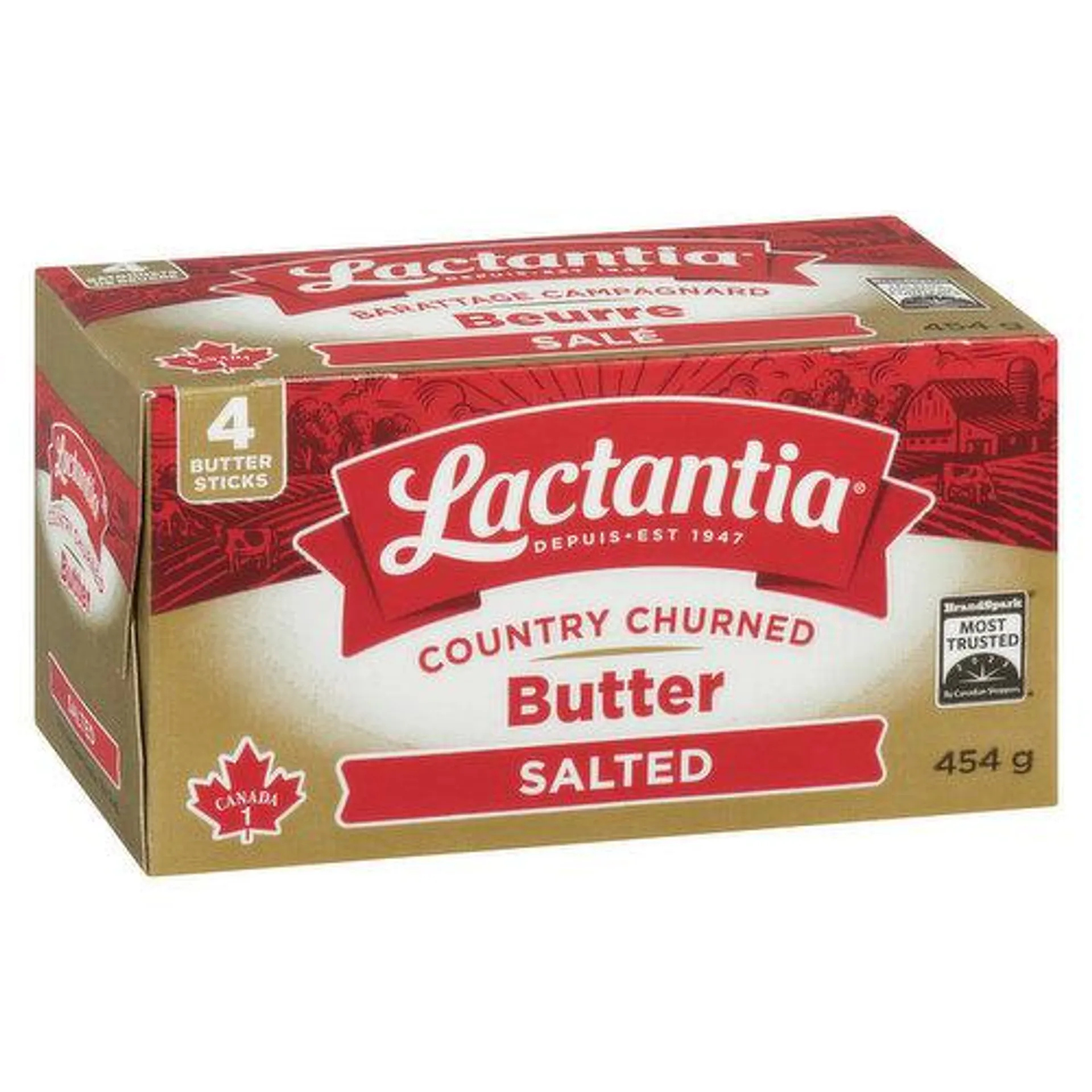 Lactantia - Butter Sticks Salted Country Churned, 454 Gram