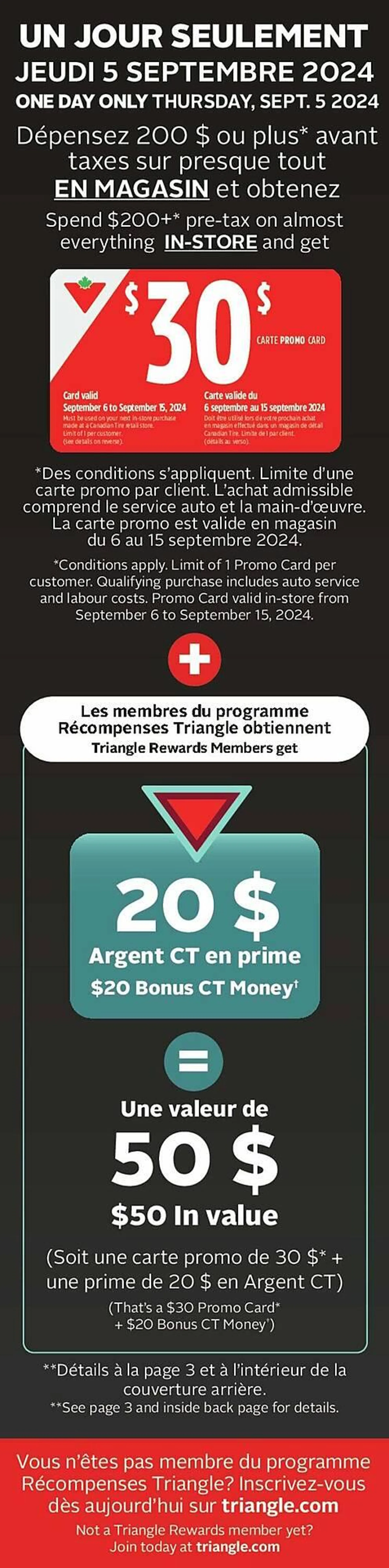 Canadian Tire flyer from September 5 to September 13 2024 - flyer page 12