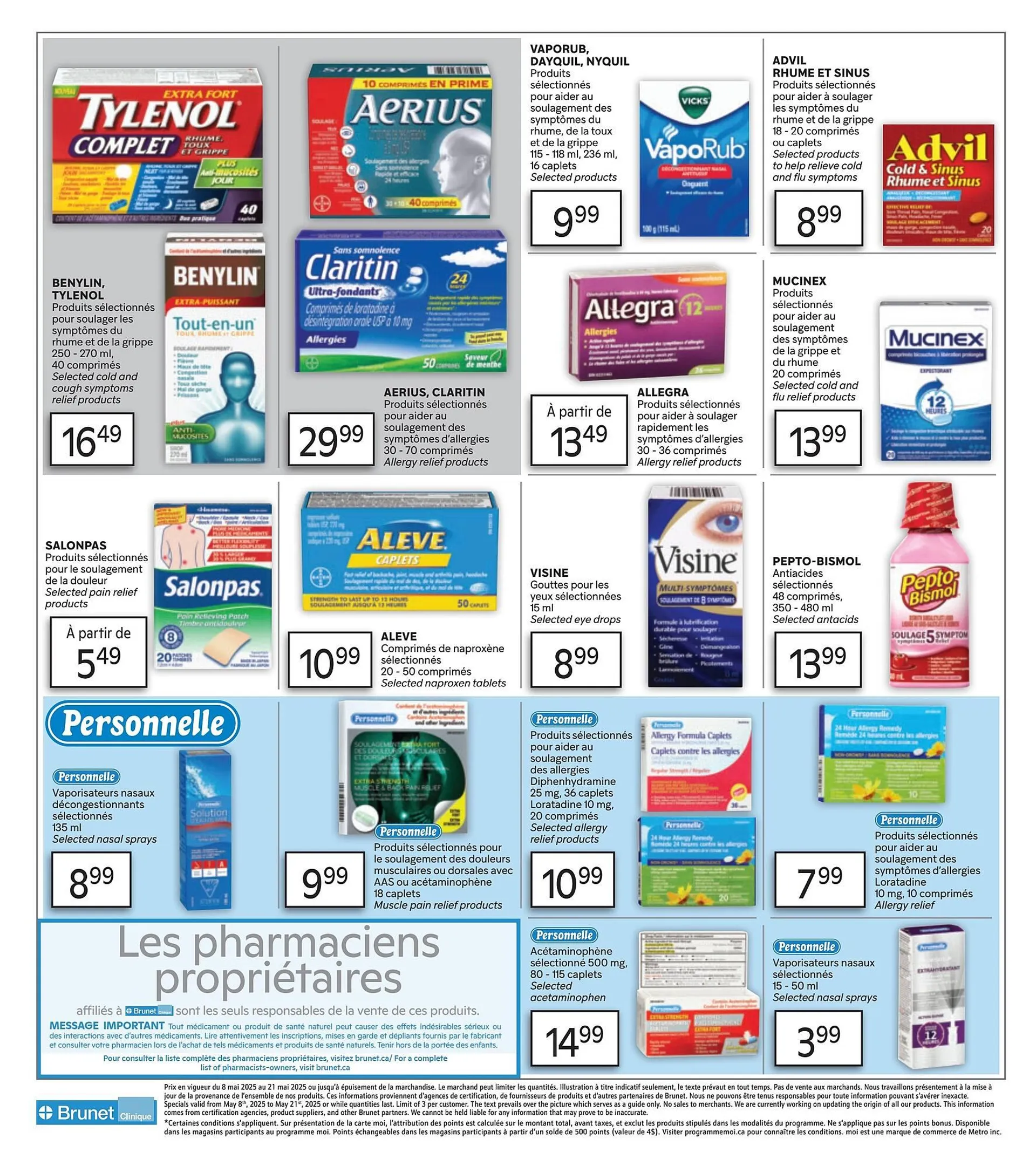 Brunet flyer from May 8 to May 21 2025 - flyer page 4