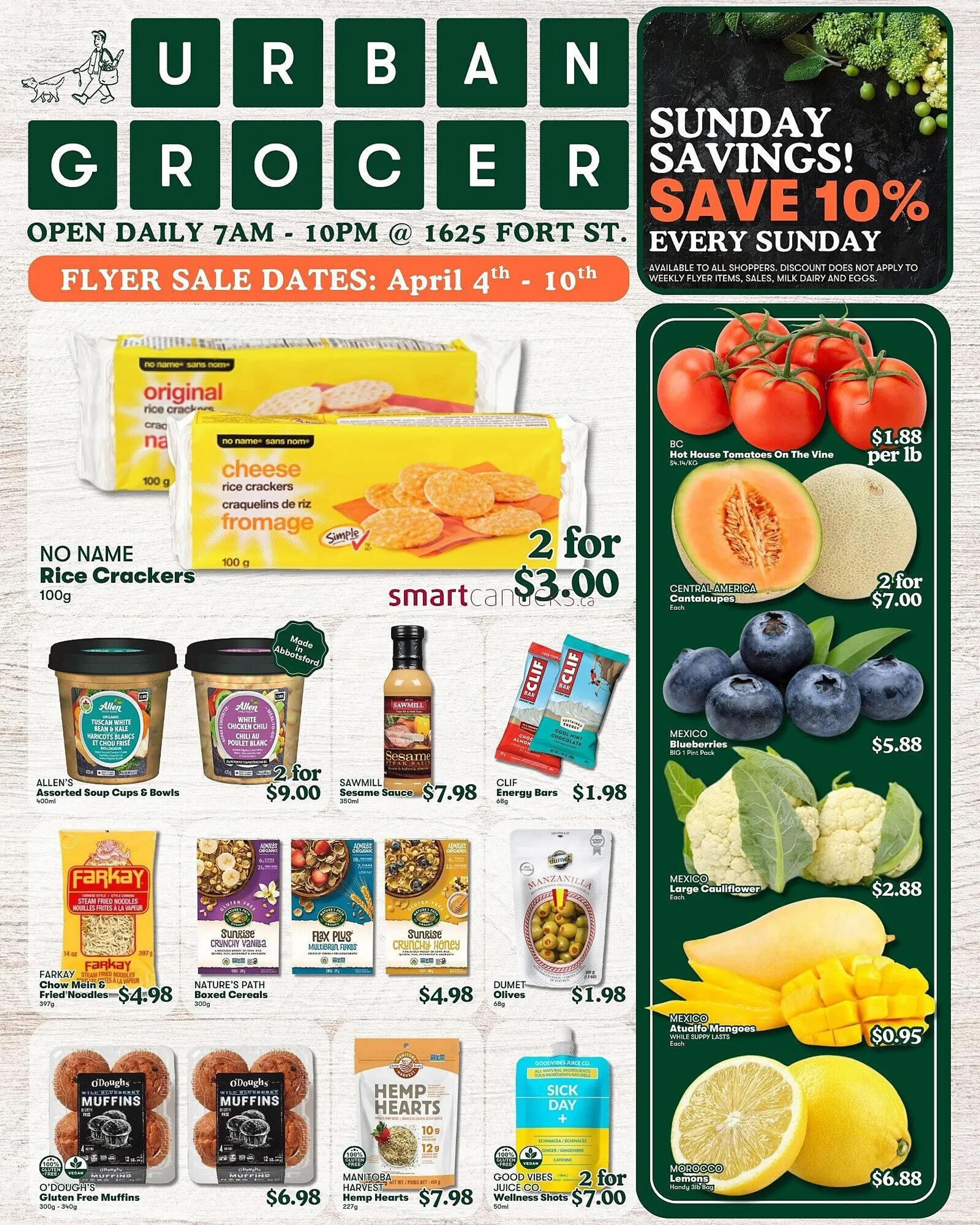 Urban Grocer flyer - 1