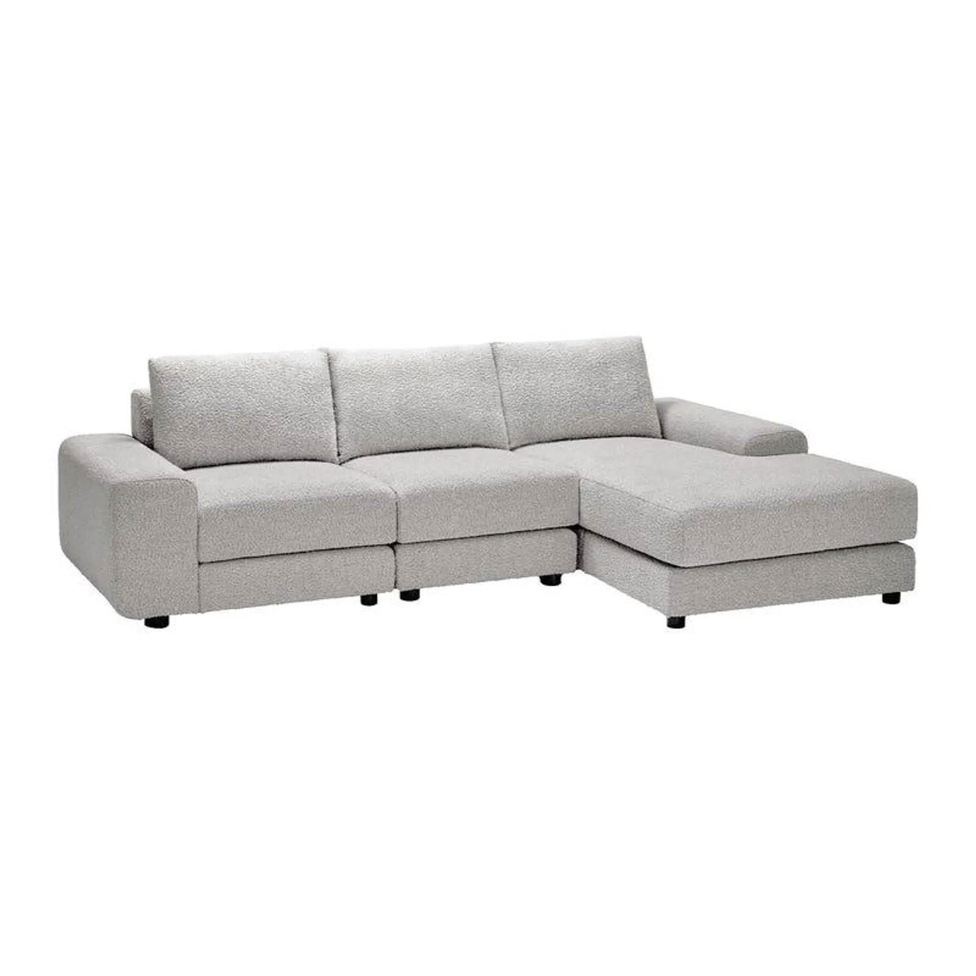 Sectionnel modulaire chaise longue à droite