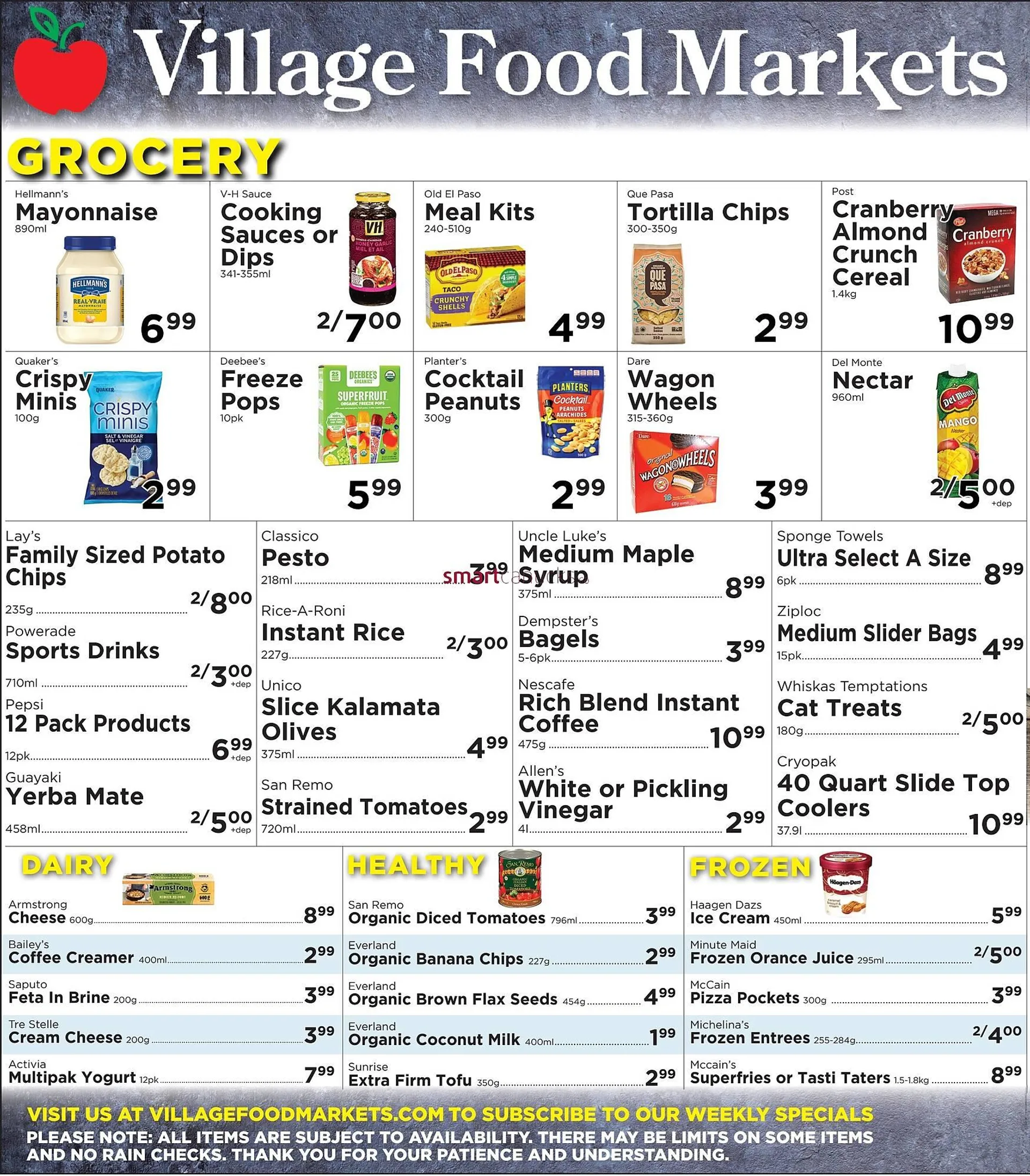 Village Food Markets flyer - 1