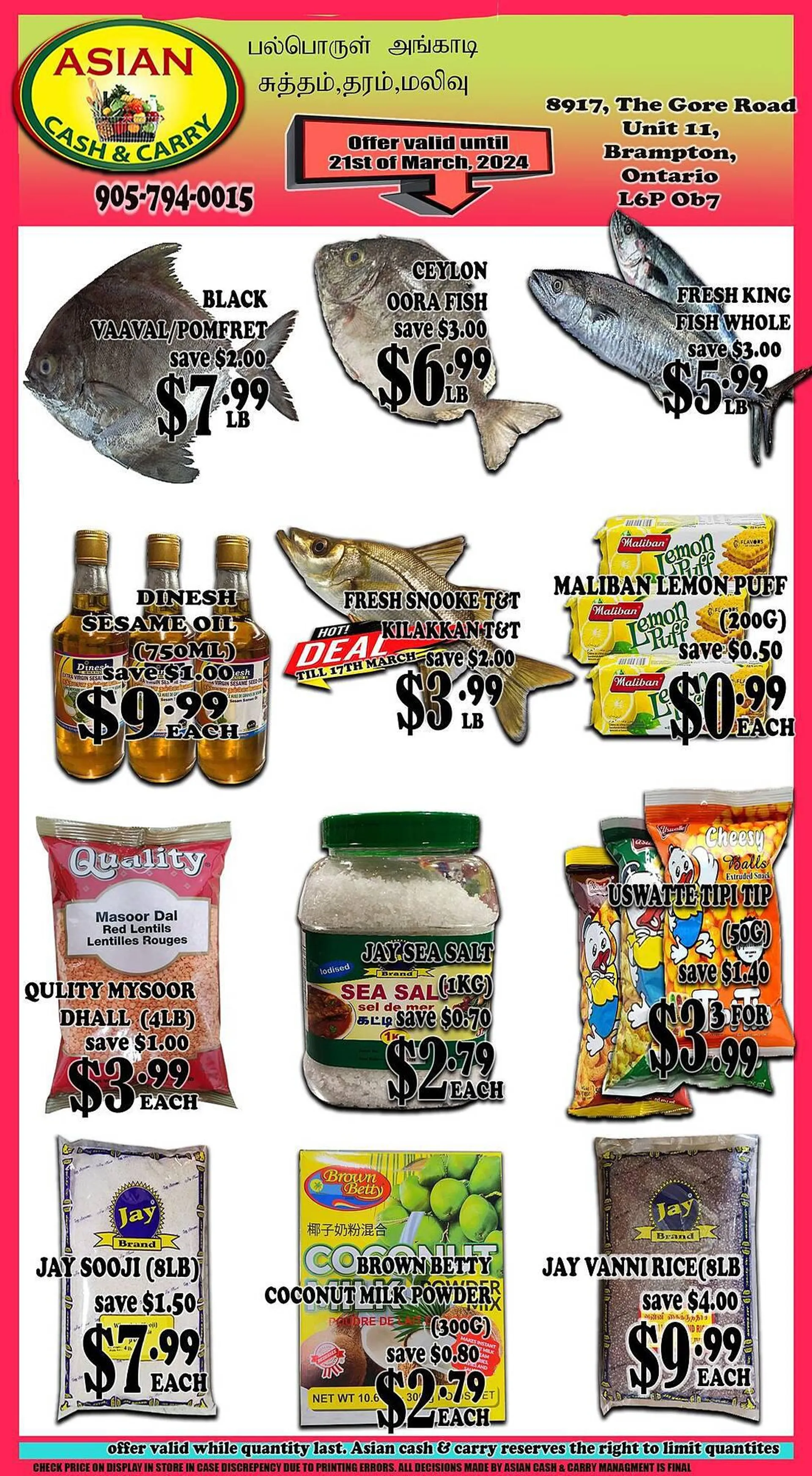 Asian Cash & Carry flyer from March 15 to March 21 2024 - flyer page 
