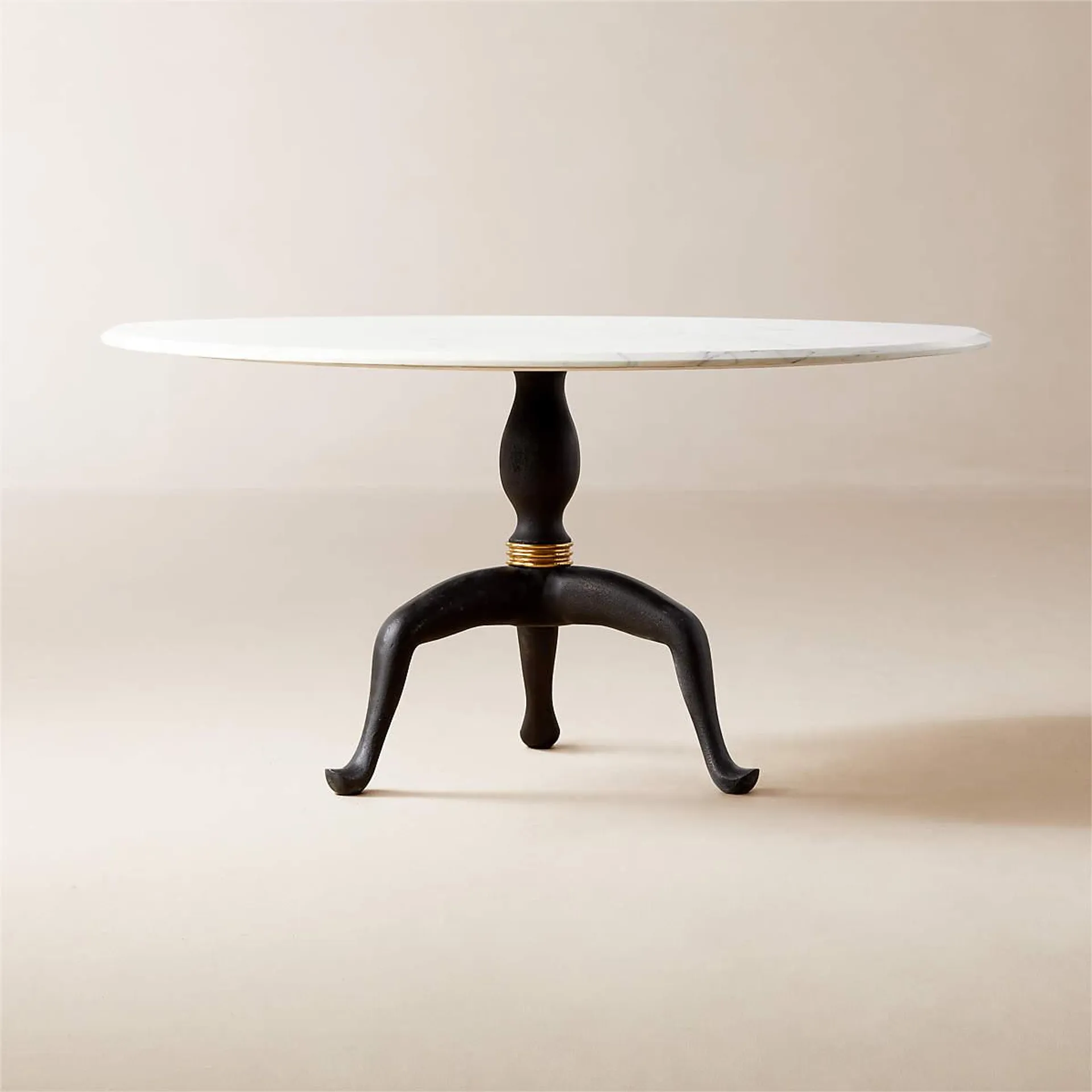 Reign 60" Round Marble Dining Table