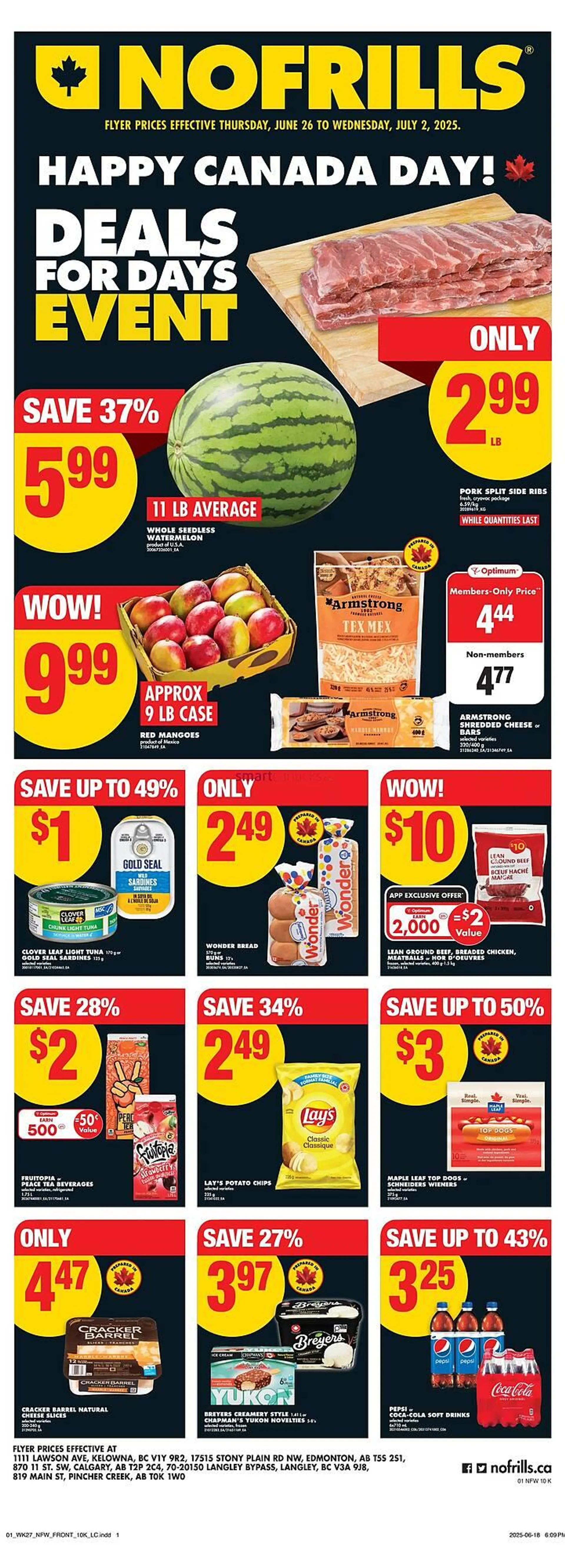 No Frills flyer - 1