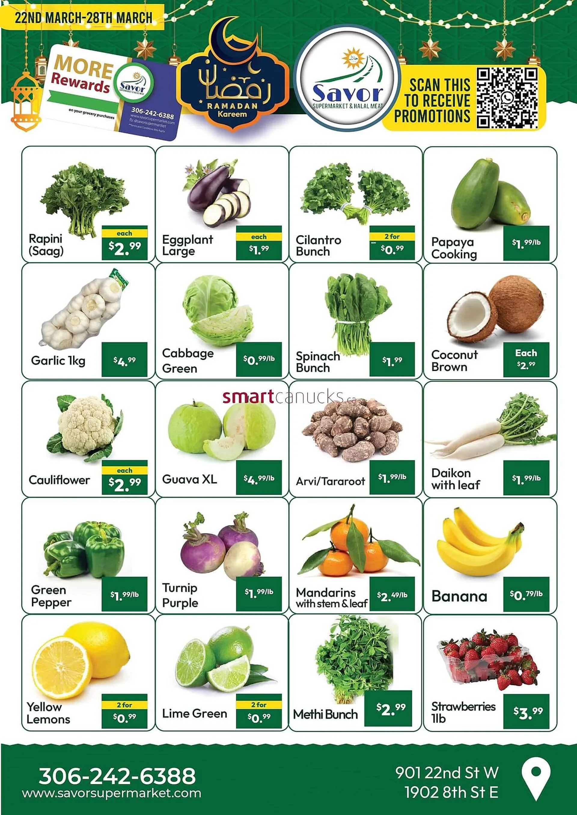 Savor Supermarket flyer from March 22 to March 28 2024 - flyer page 
