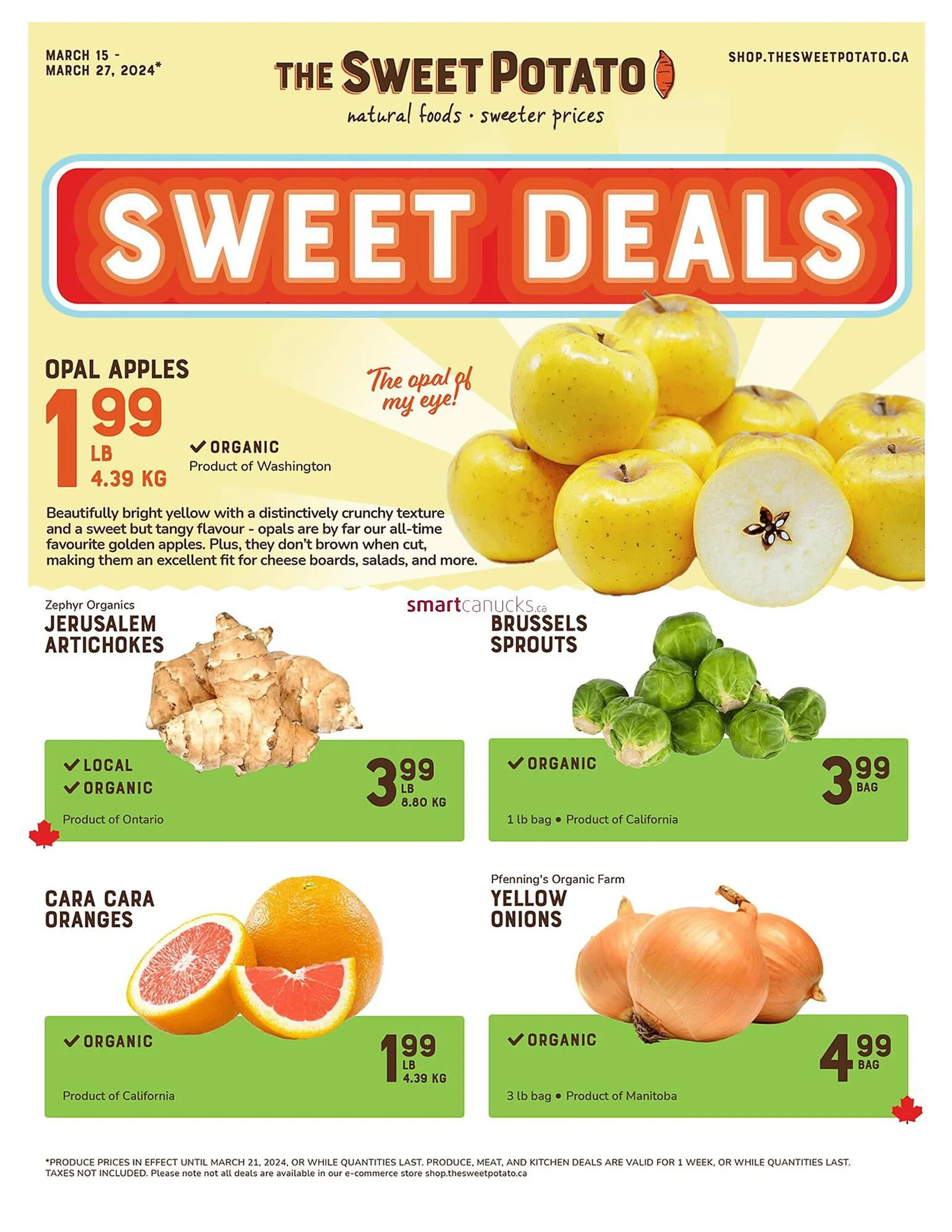 The Sweet Potato flyer from March 15 to March 21 2024 - flyer page 1