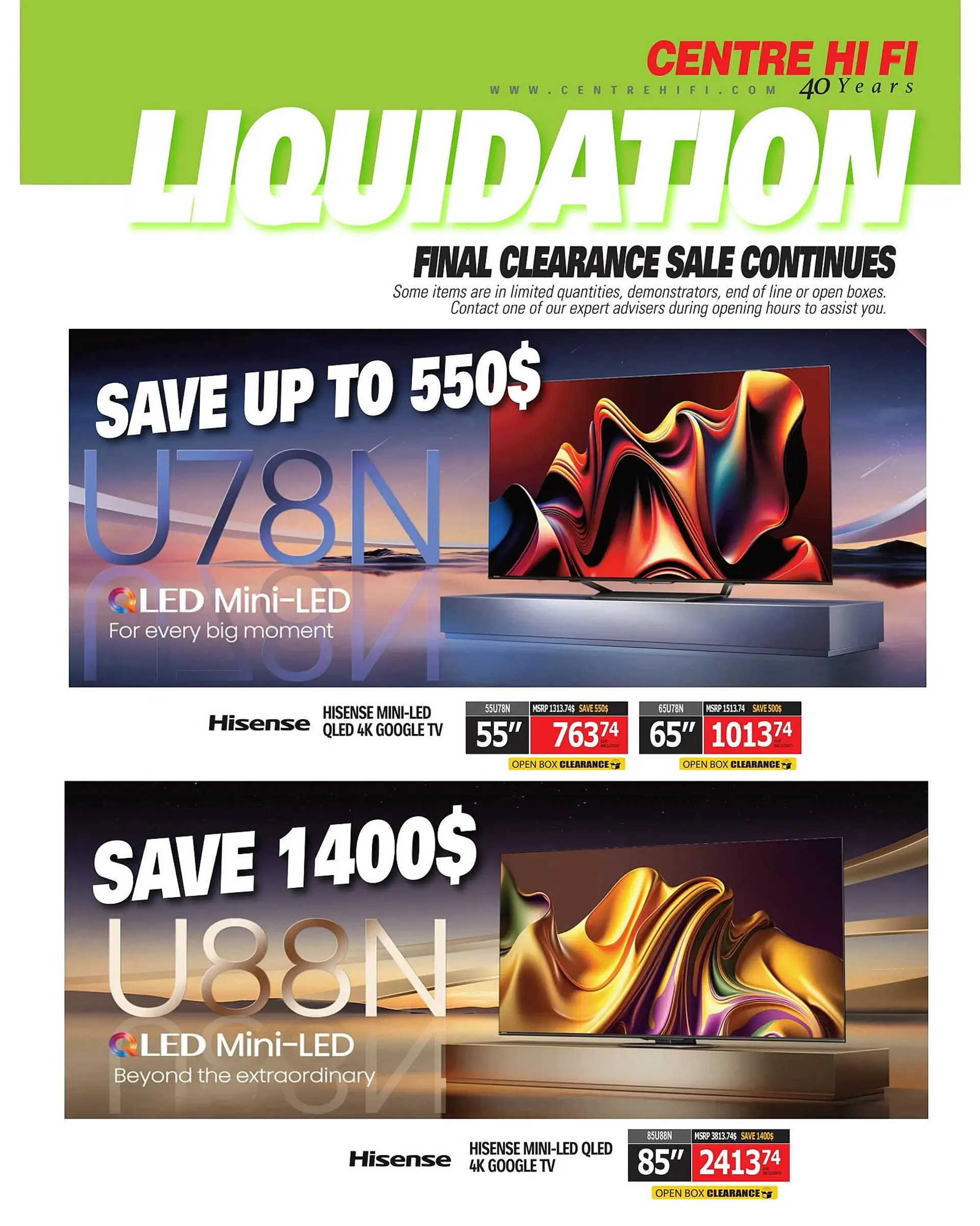 Centre Hi-Fi flyer from July 18 to July 24 2025 - flyer page 73