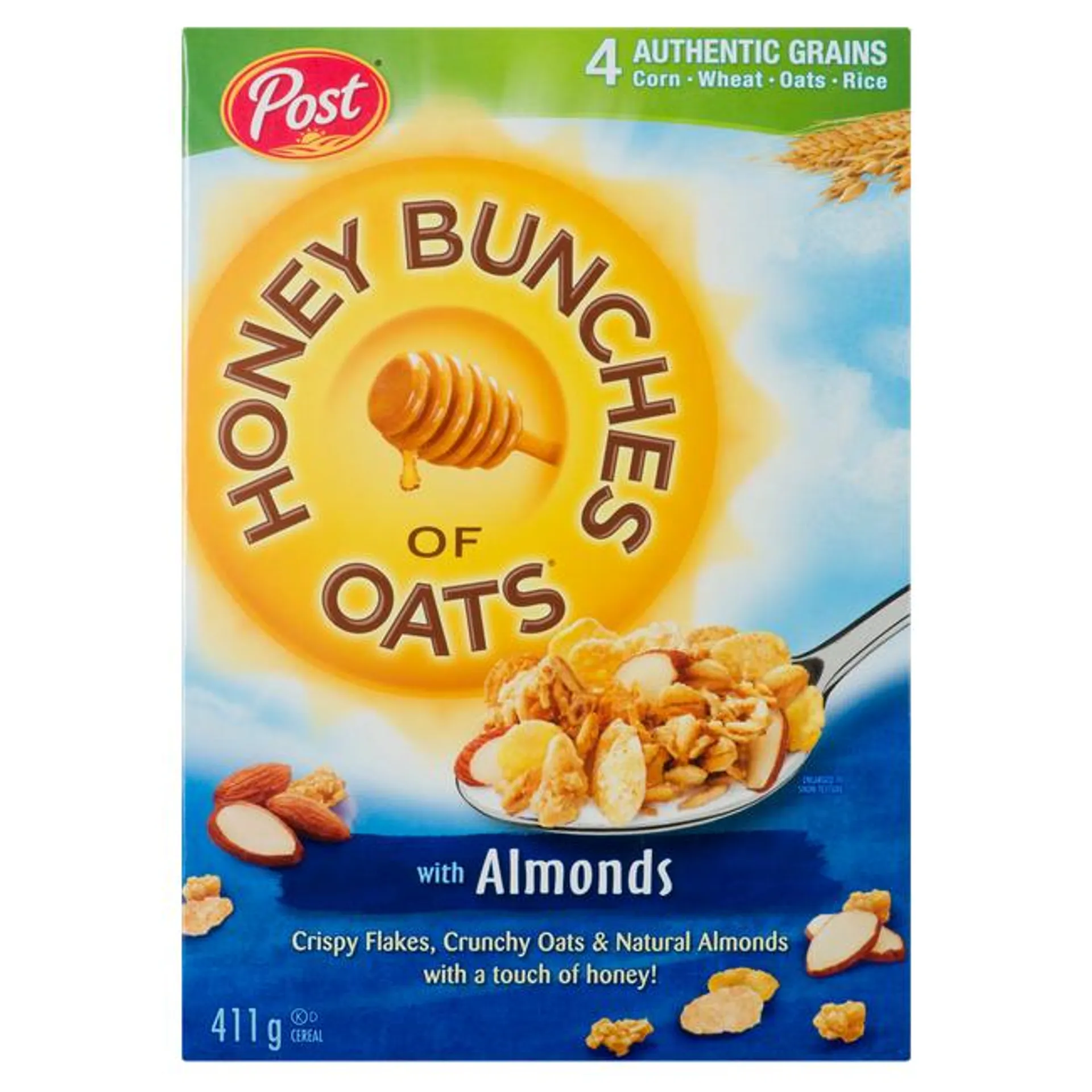 Honey Bunches of Oats Cereal With Almonds 411 g