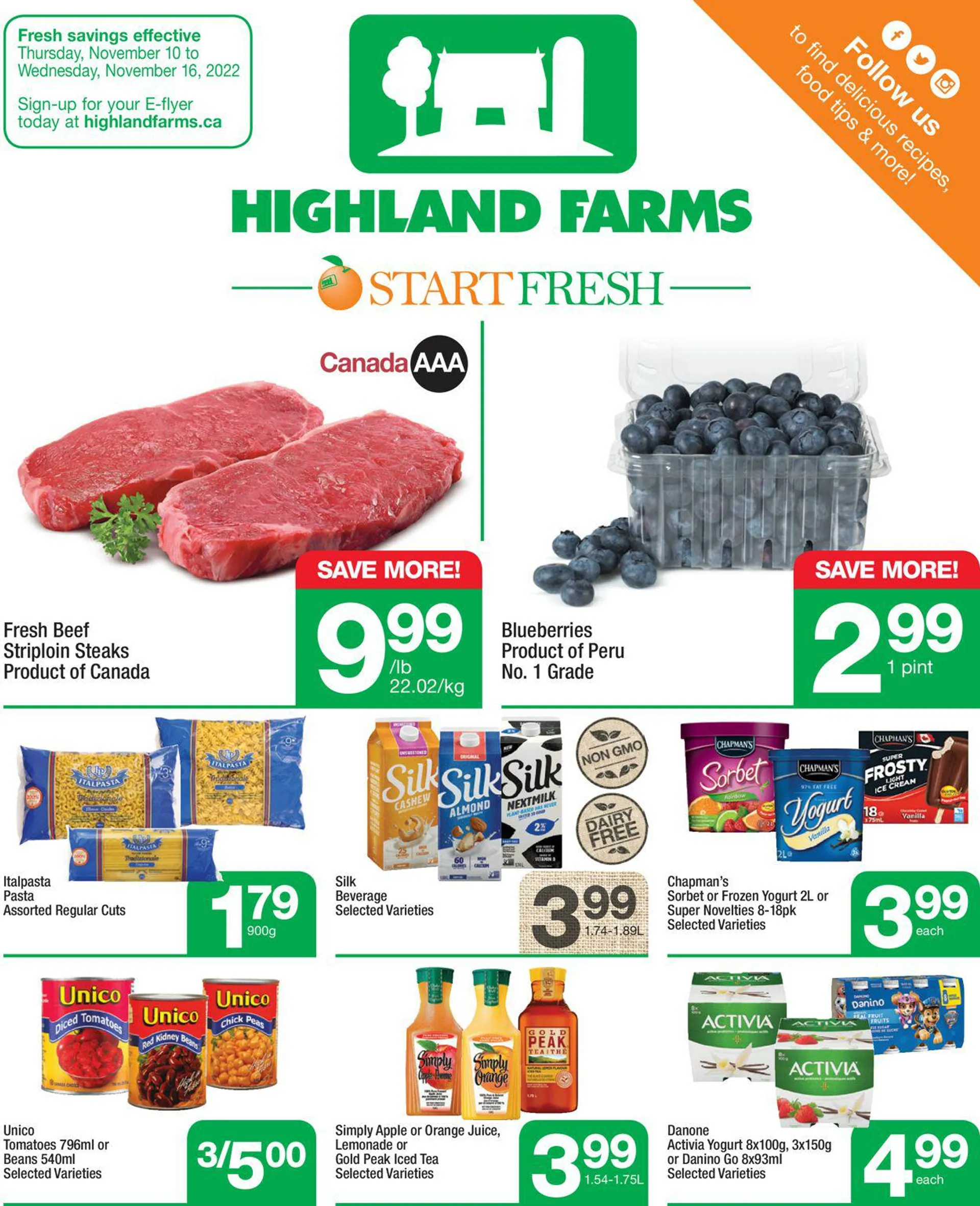 Highland Farms Current flyer - 1