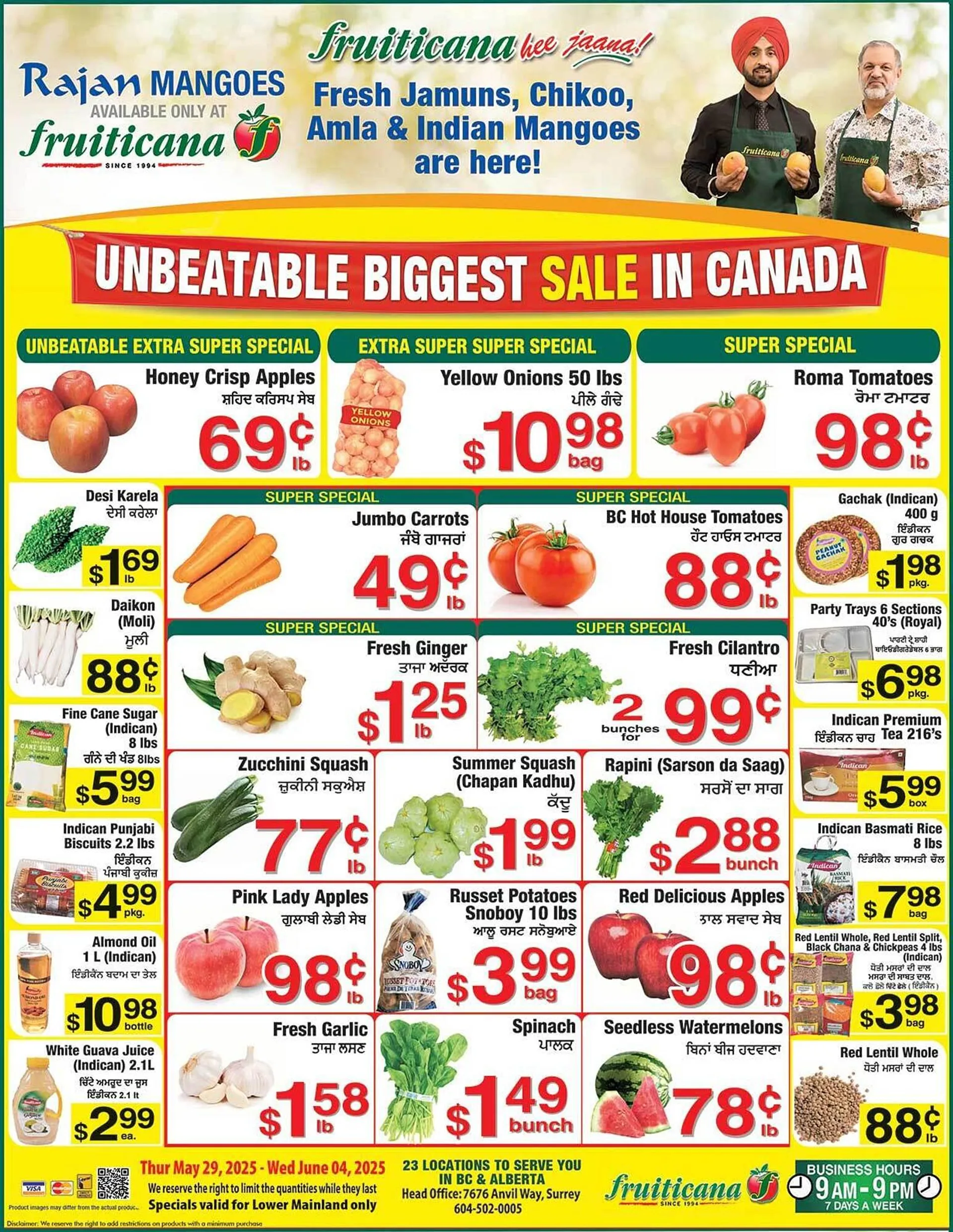 Fruiticana flyer from May 29 to June 4 2025 - flyer page 1