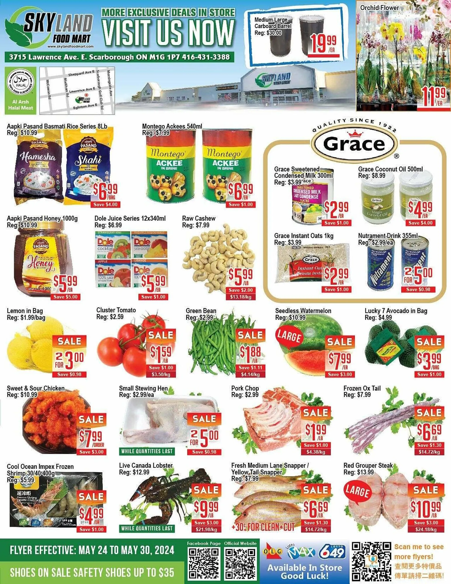 Skyland Foodmart flyer - 1