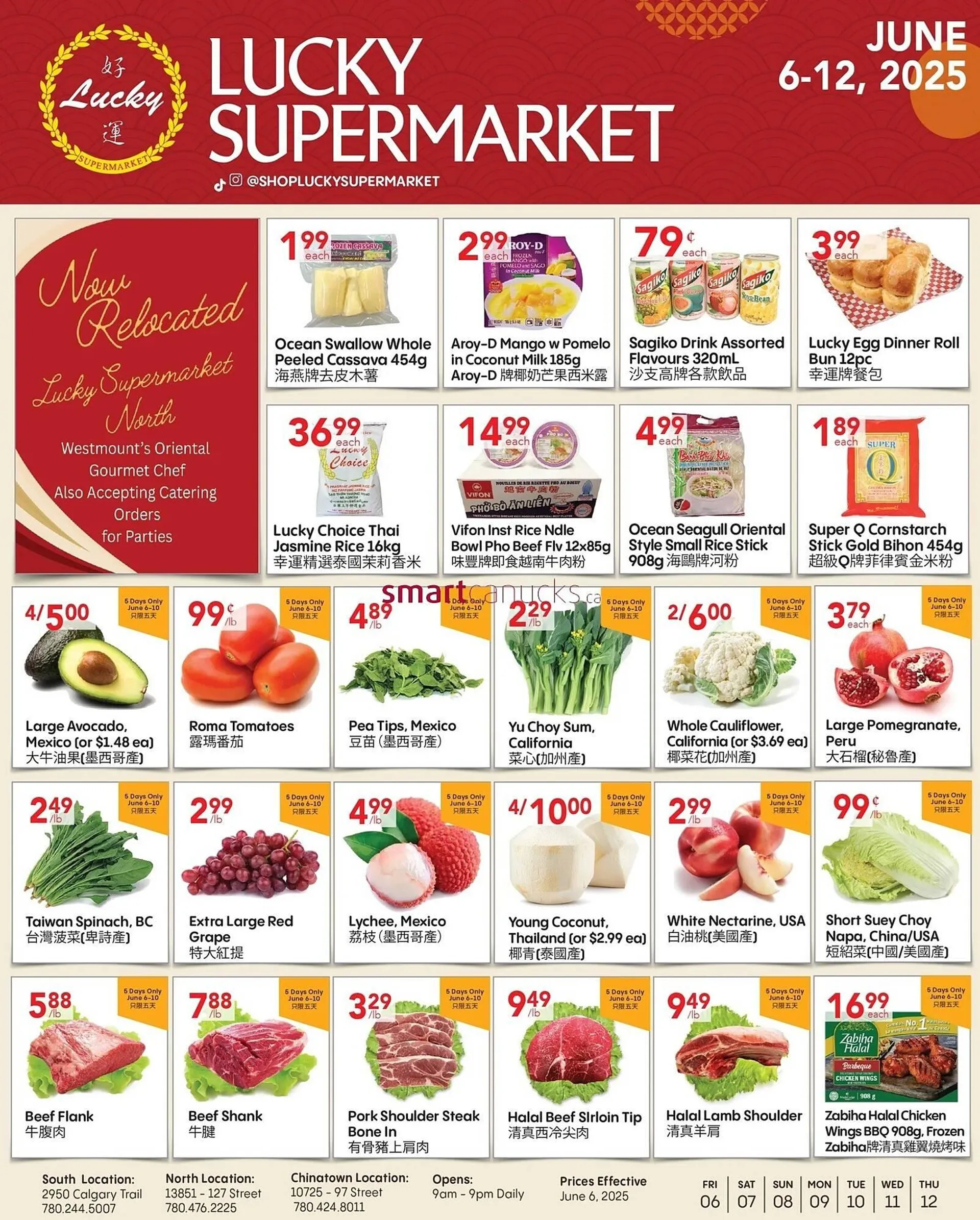 Lucky Supermarket flyer from June 6 to June 12 2025 - flyer page 1