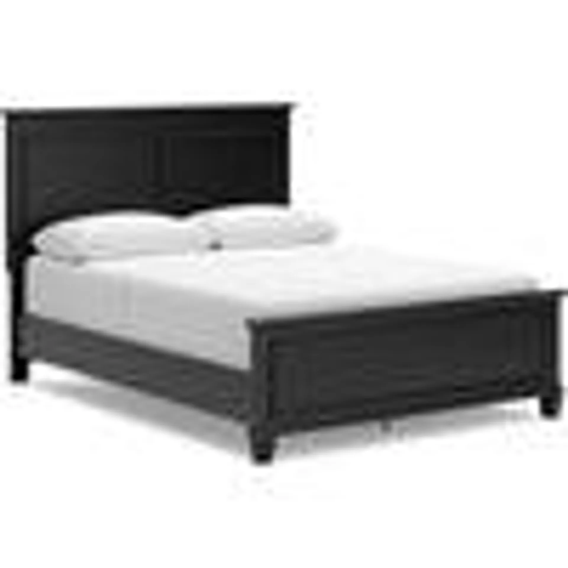 Lanolee Panel Bed - Black