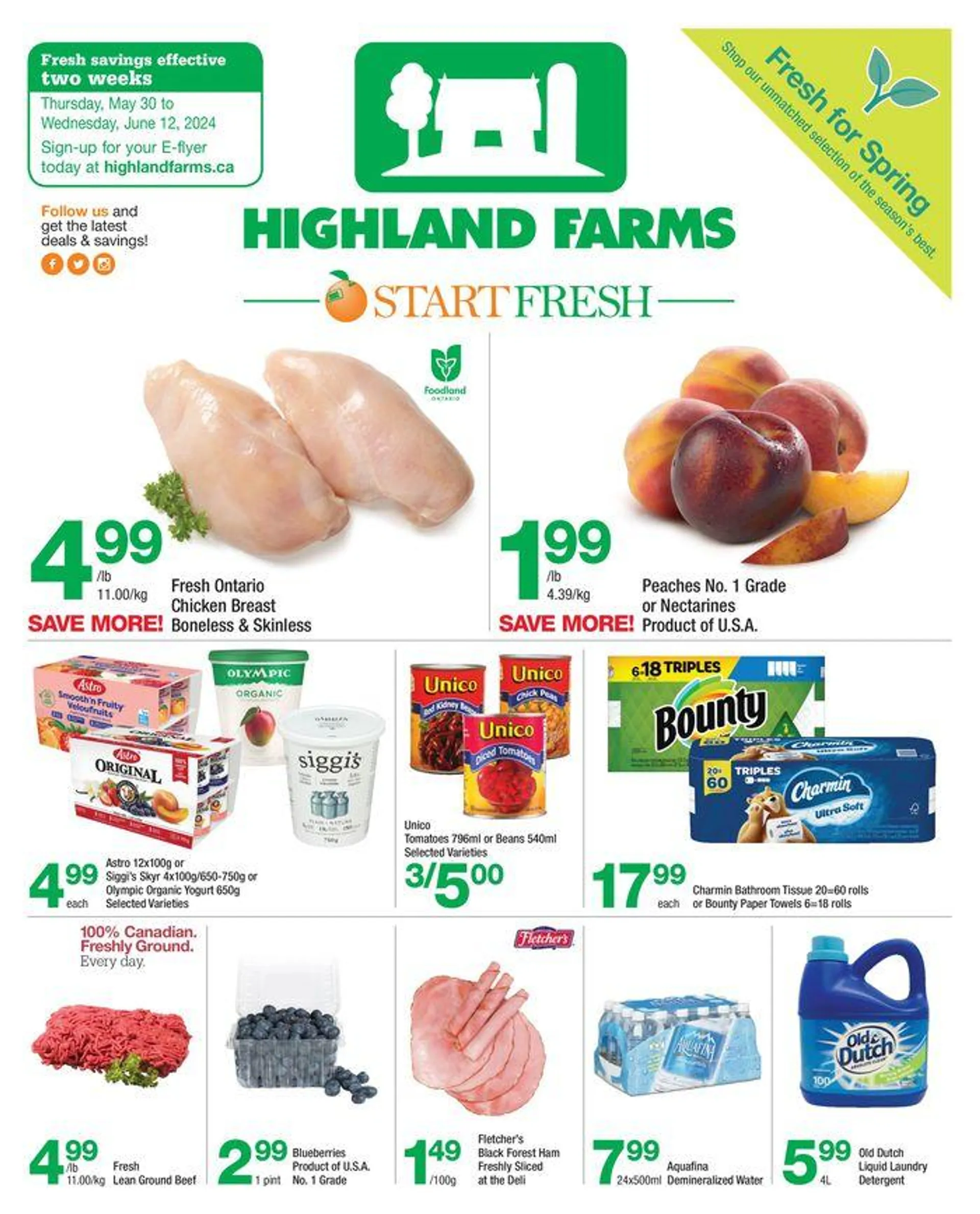 Highland Farms flyer - 1