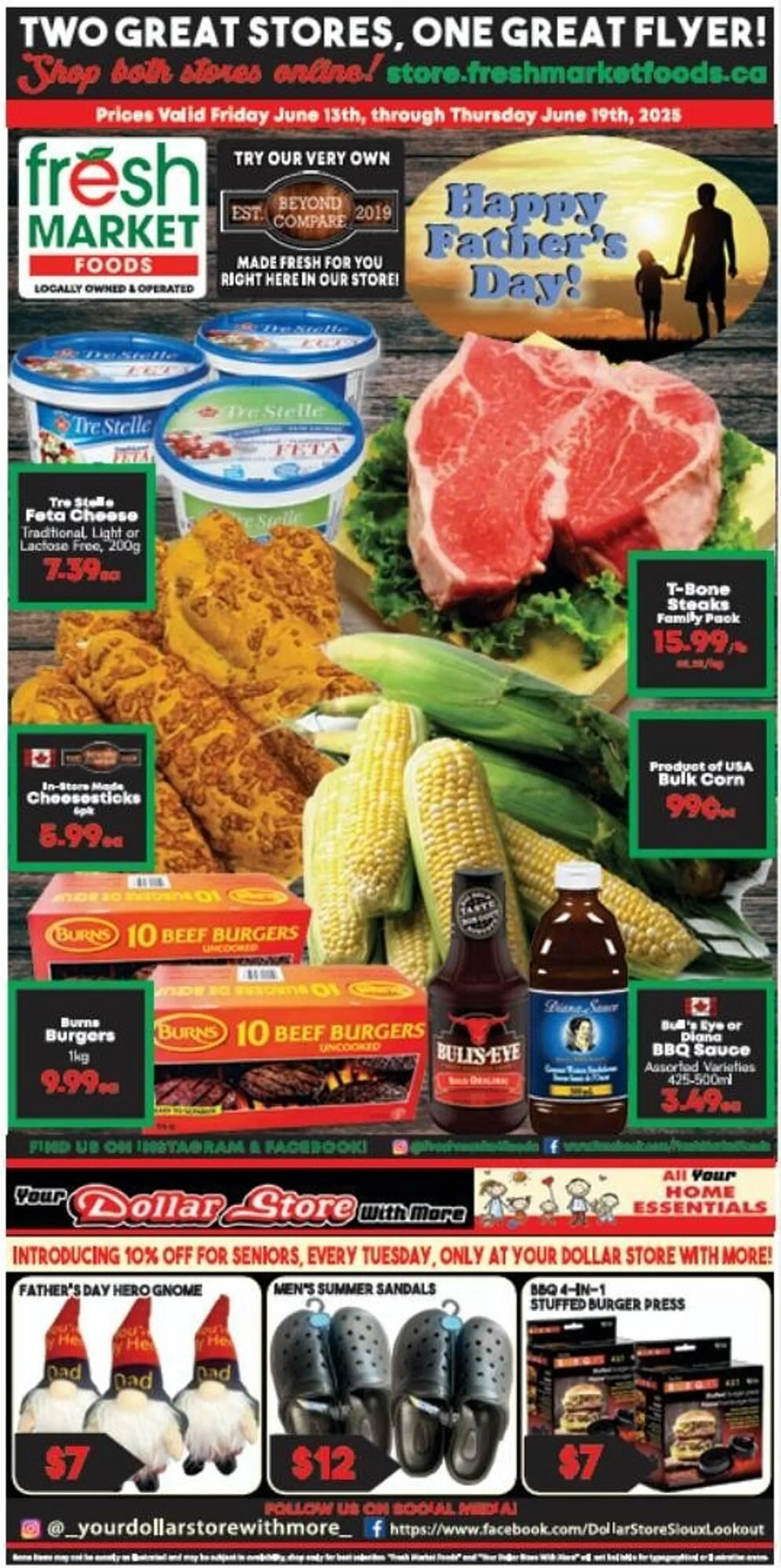 Fresh Market Foods flyer from June 13 to June 19 2025 - flyer page 1