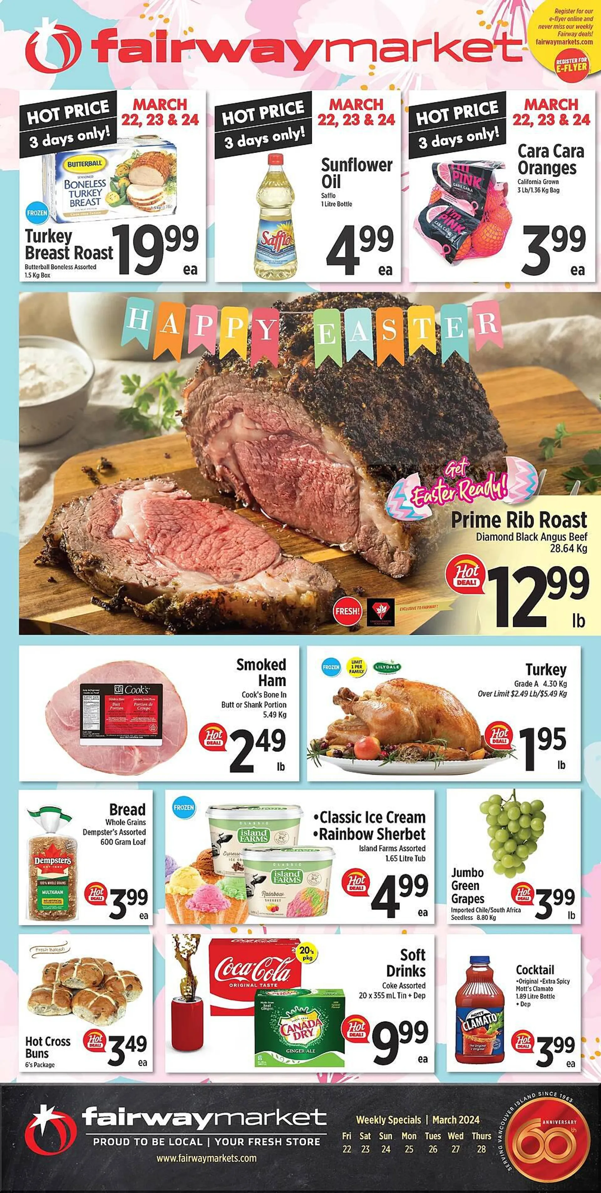 Fairway Market Canada flyer from March 21 to March 27 2024 - flyer page 1