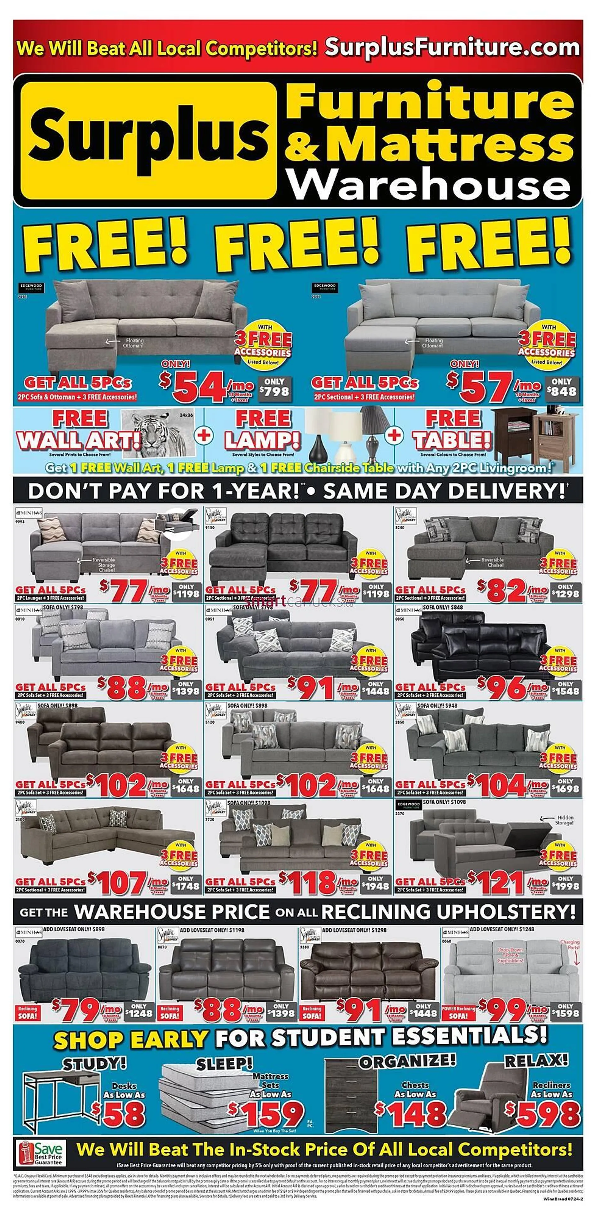 Surplus Furniture flyer - 1