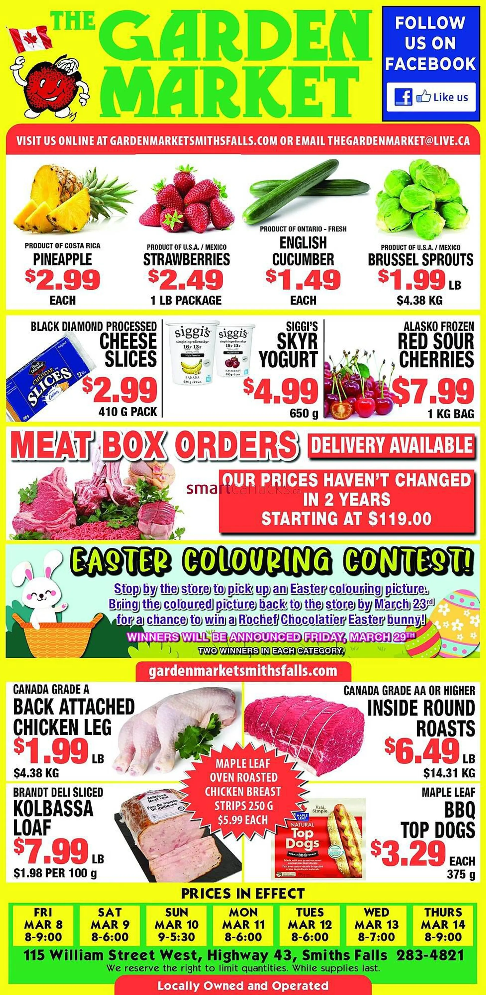 The Garden Market flyer from March 7 to March 13 2024 - flyer page 1