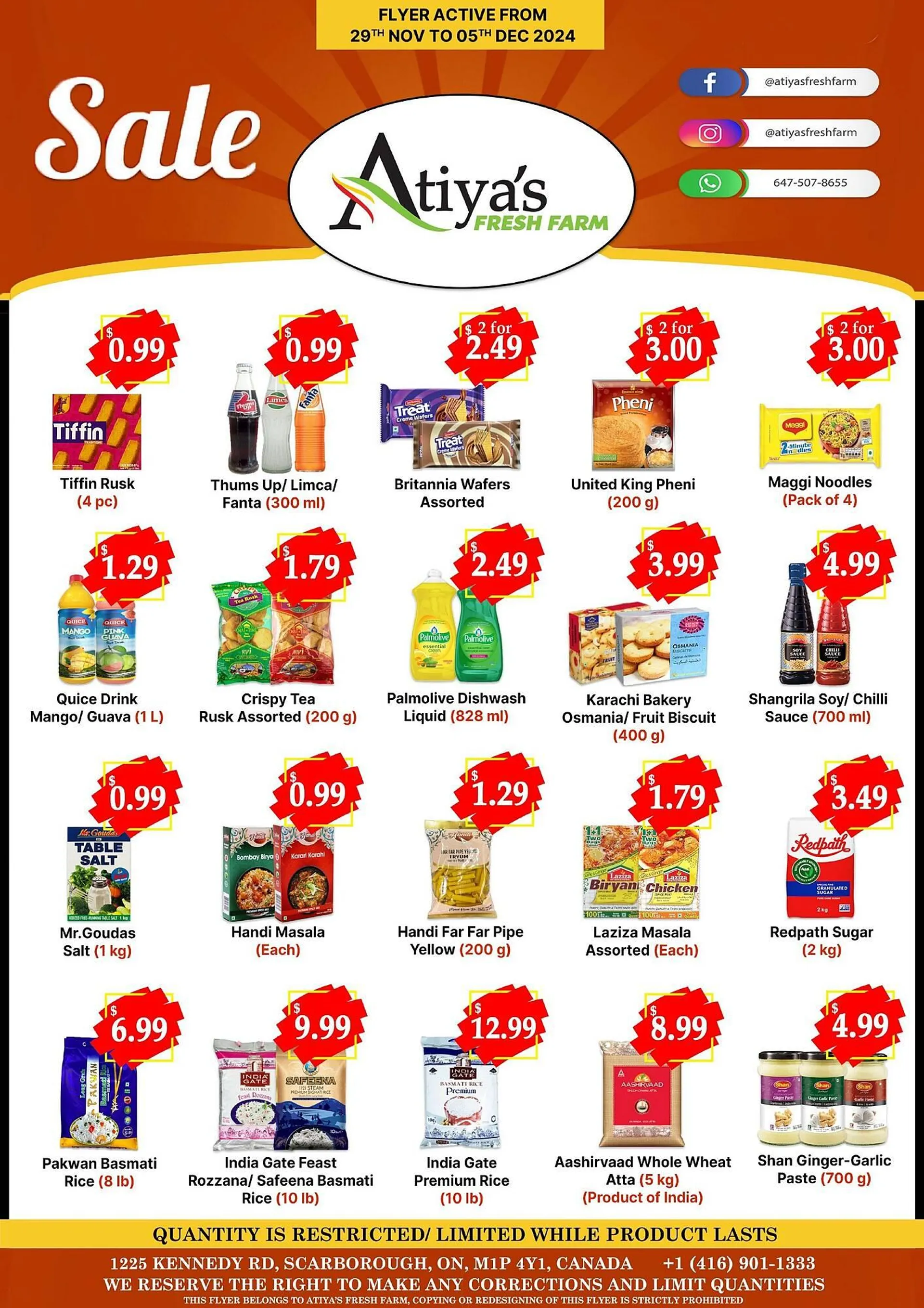 Atiyas Fresh Farm flyer - 1