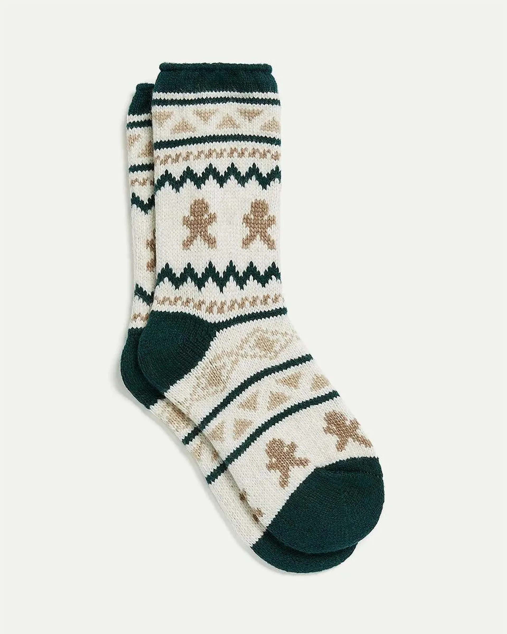 Winter Socks with Fair Isle Pattern