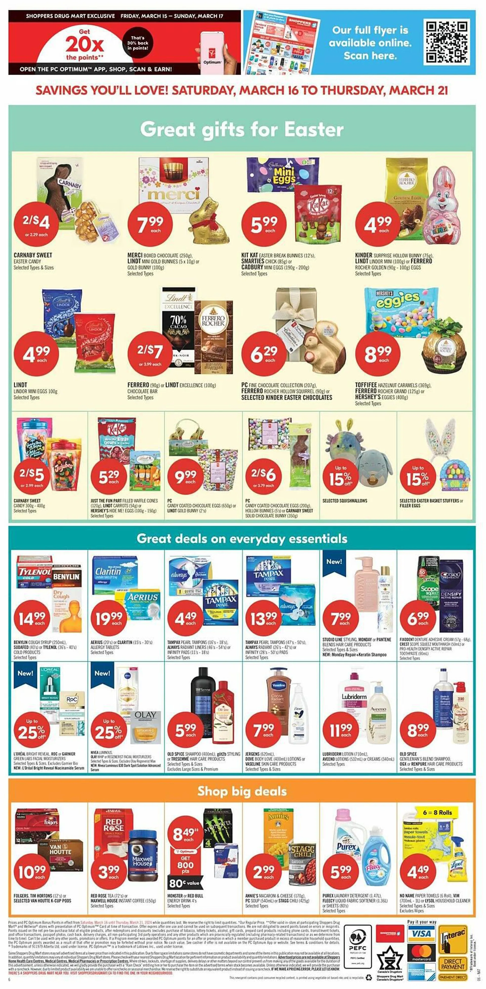 Shoppers Drug Mart flyer from March 16 to March 21 2024 - flyer page 16