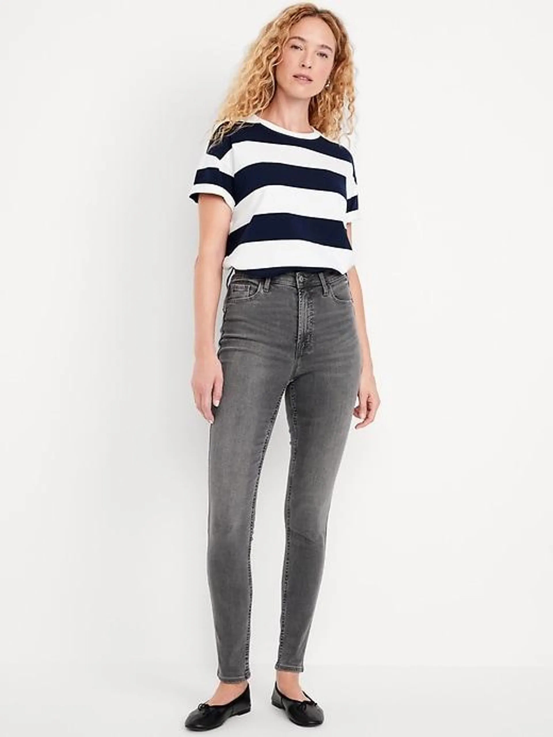 Extra High-Waisted Rockstar 360° Stretch Super-Skinny Jeans