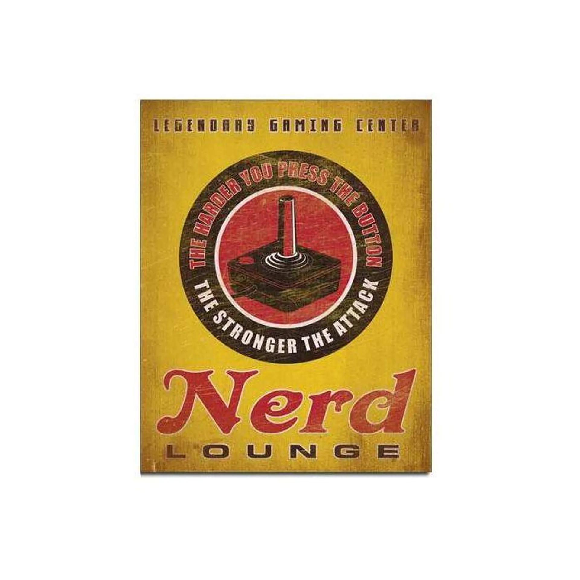 Nerd Lounge Tin Sign