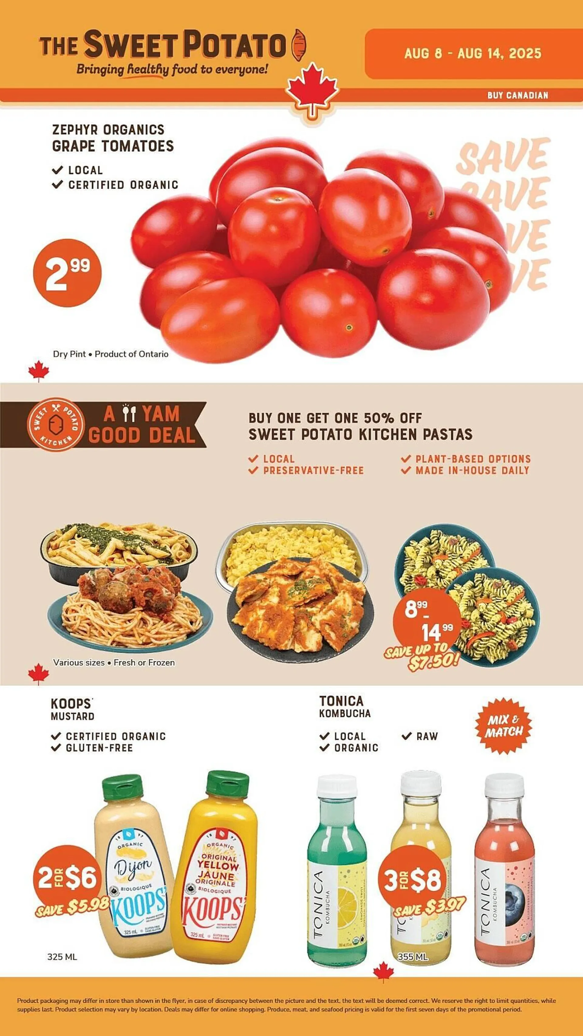 The Sweet Potato flyer from August 8 to August 15 2025 - flyer page 1