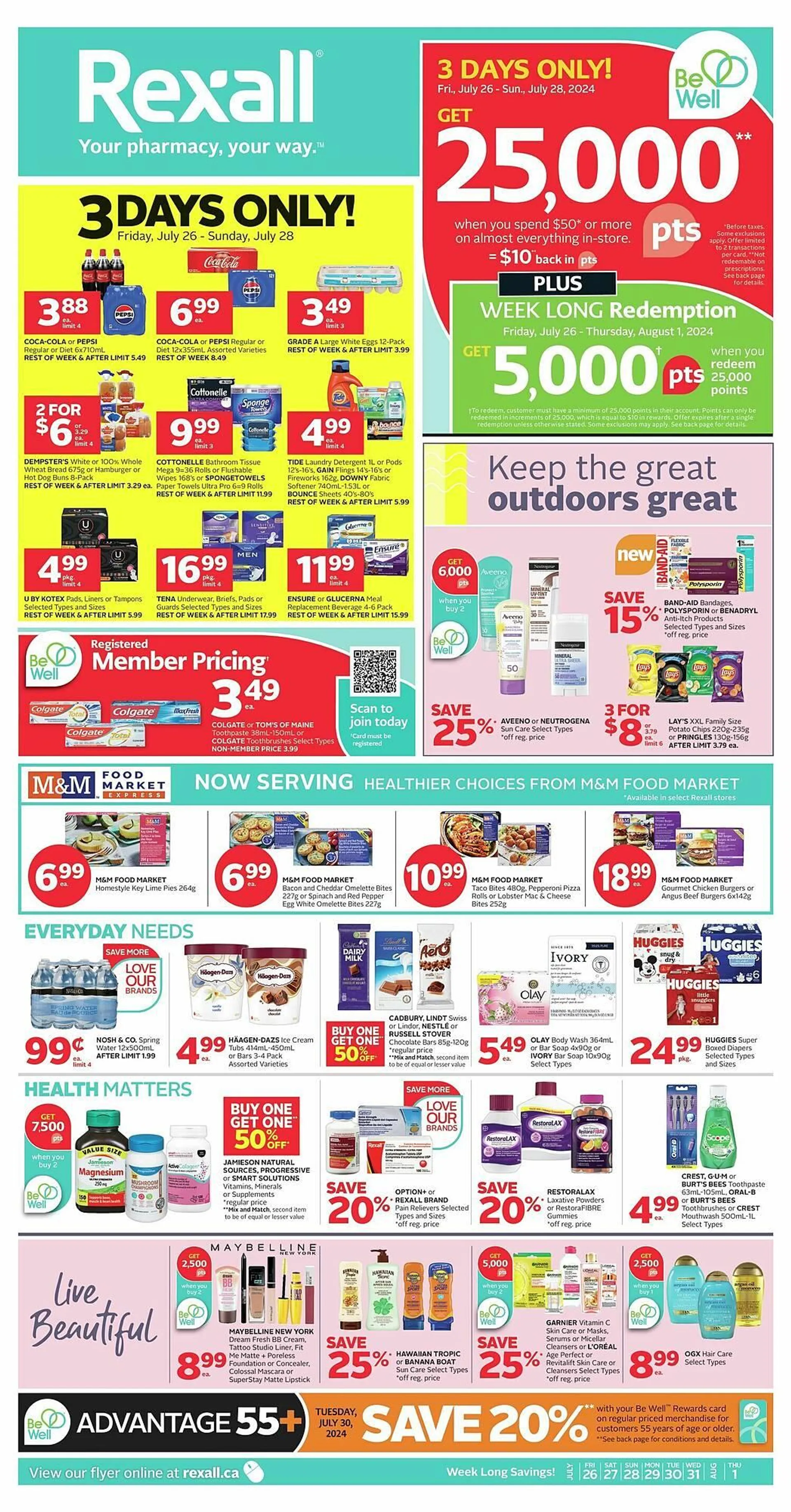 Rexall flyer from July 26 to August 2 2024 - flyer page 1