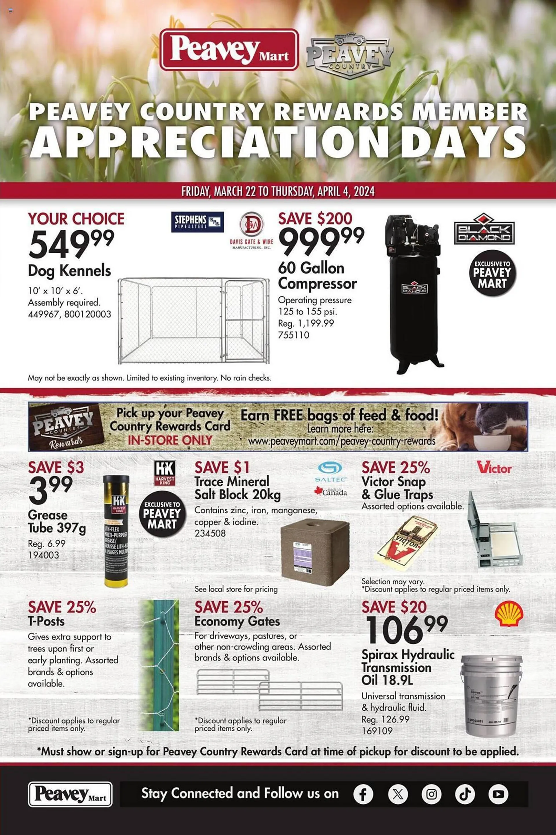 Peavey Mart flyer from March 22 to April 4 2024 - flyer page 16
