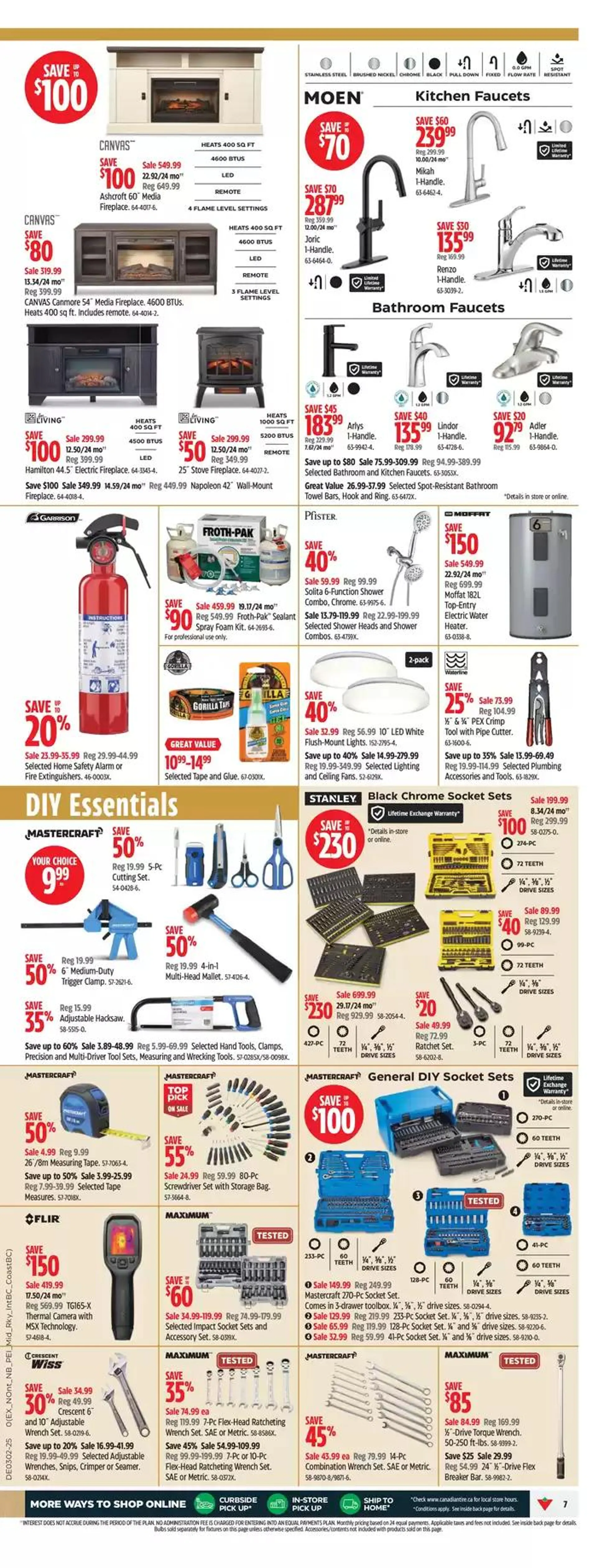 Canadian Tire weekly flyer from January 3 to January 9 2025 - flyer page 7