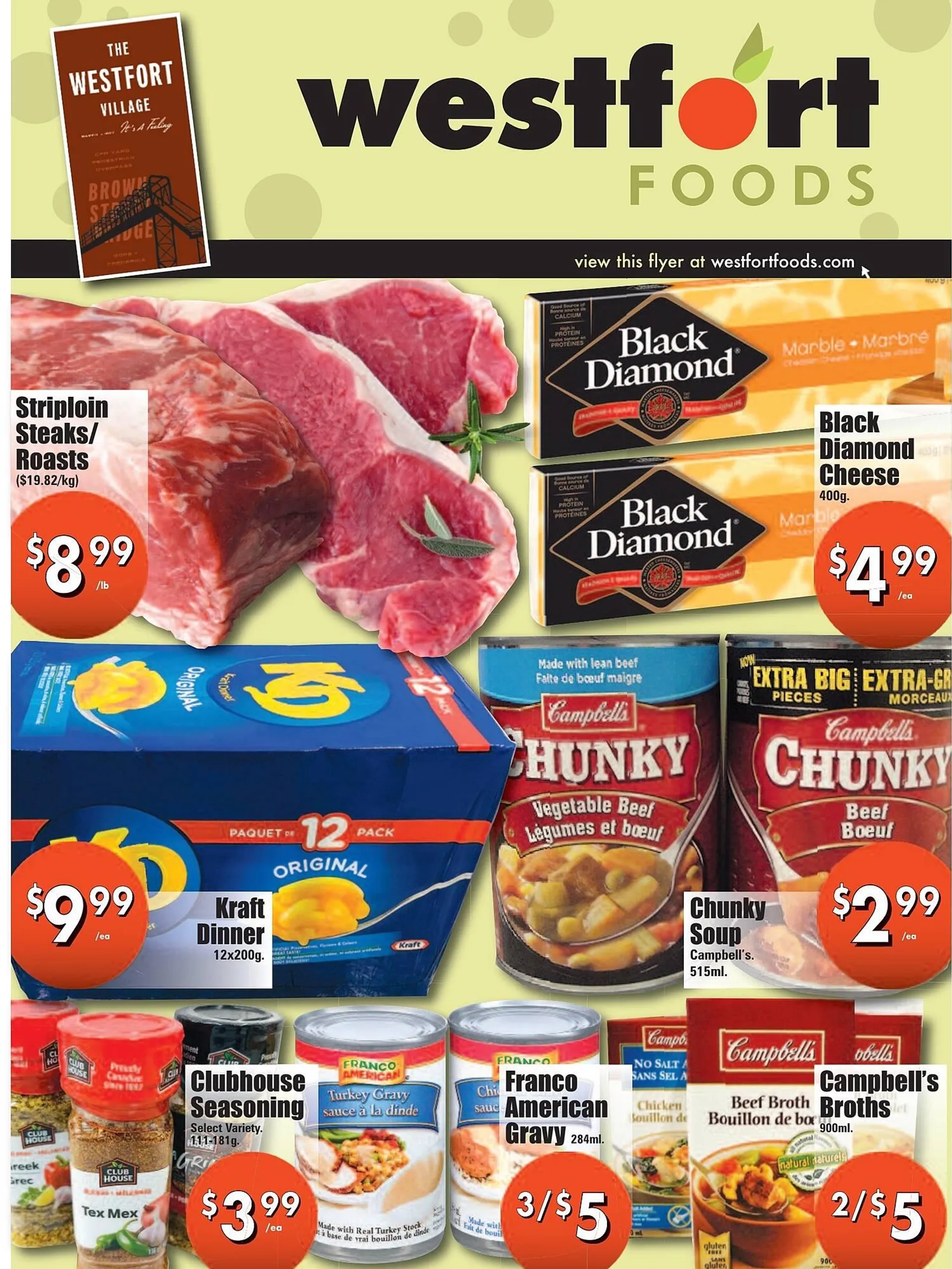 Westfort Foods flyer - 1