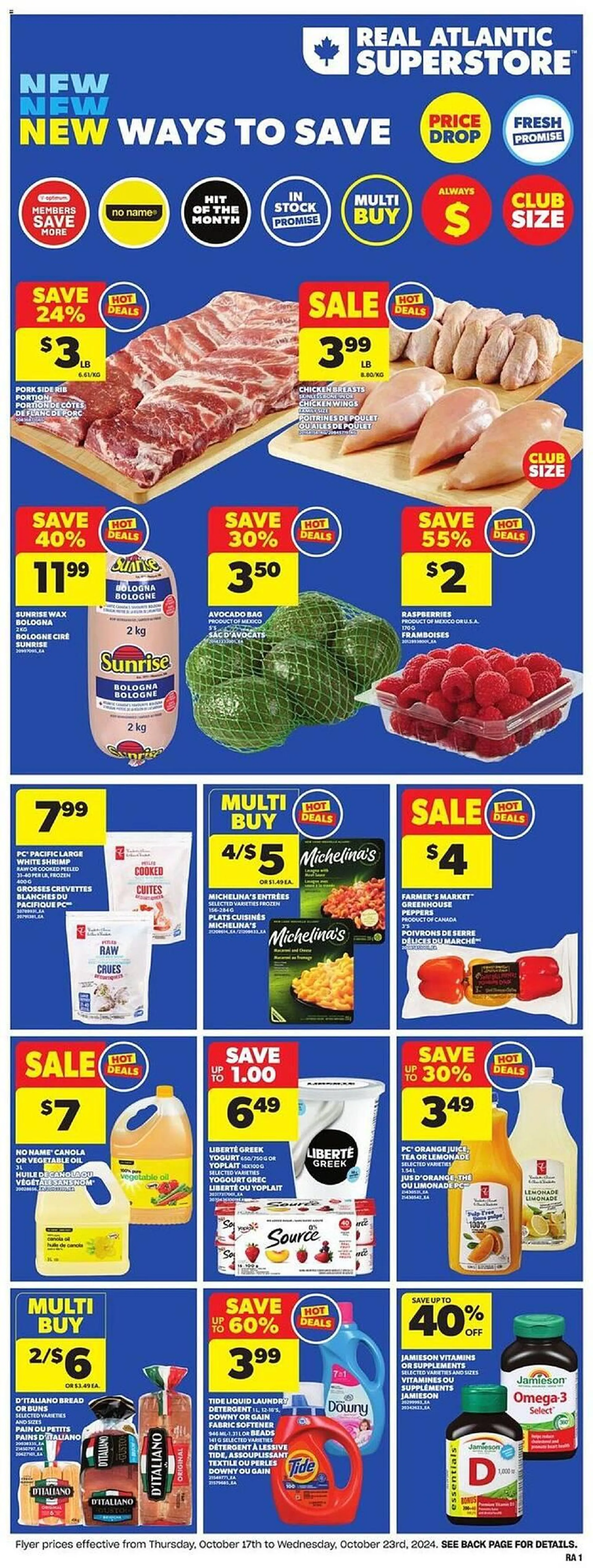 Atlantic Superstore flyer from October 17 to October 23 2024 - flyer page 3