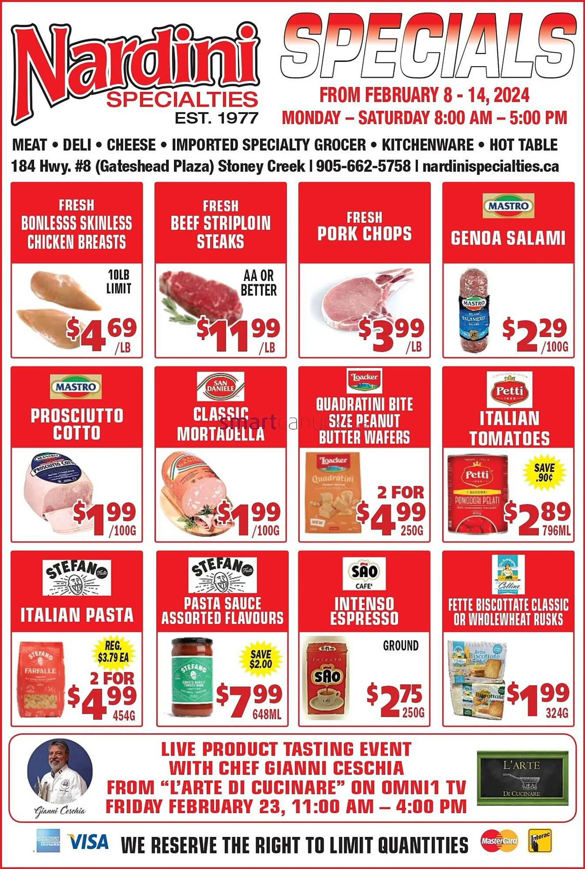 Nardini Specialties flyer from February 8 to February 14 2024 - flyer page 