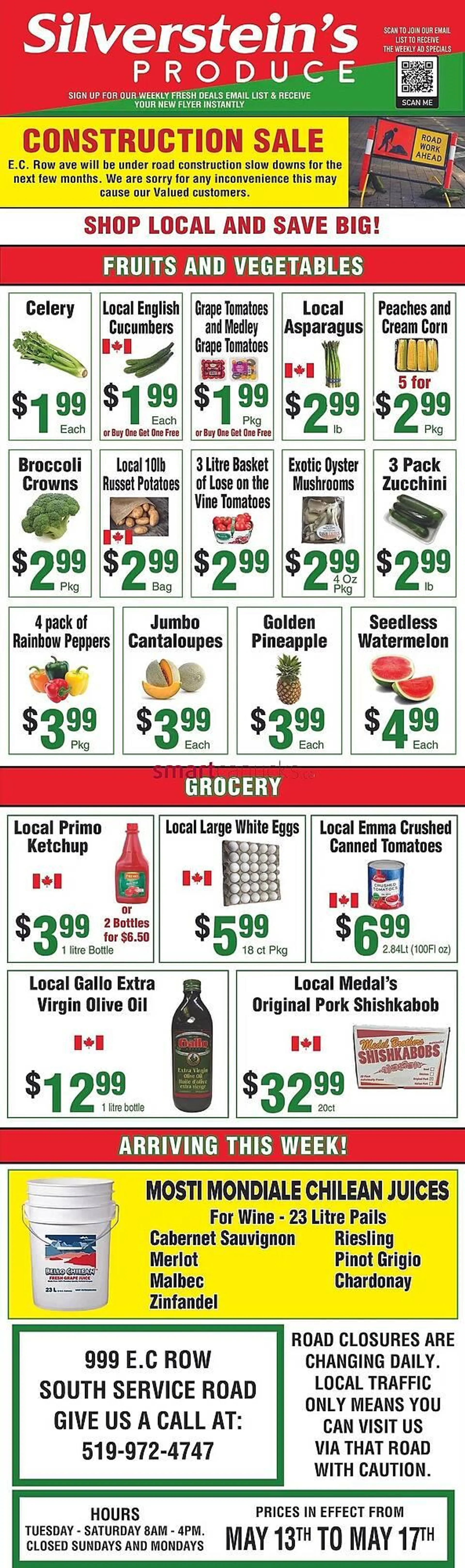 Silversteins Produce flyer - 1