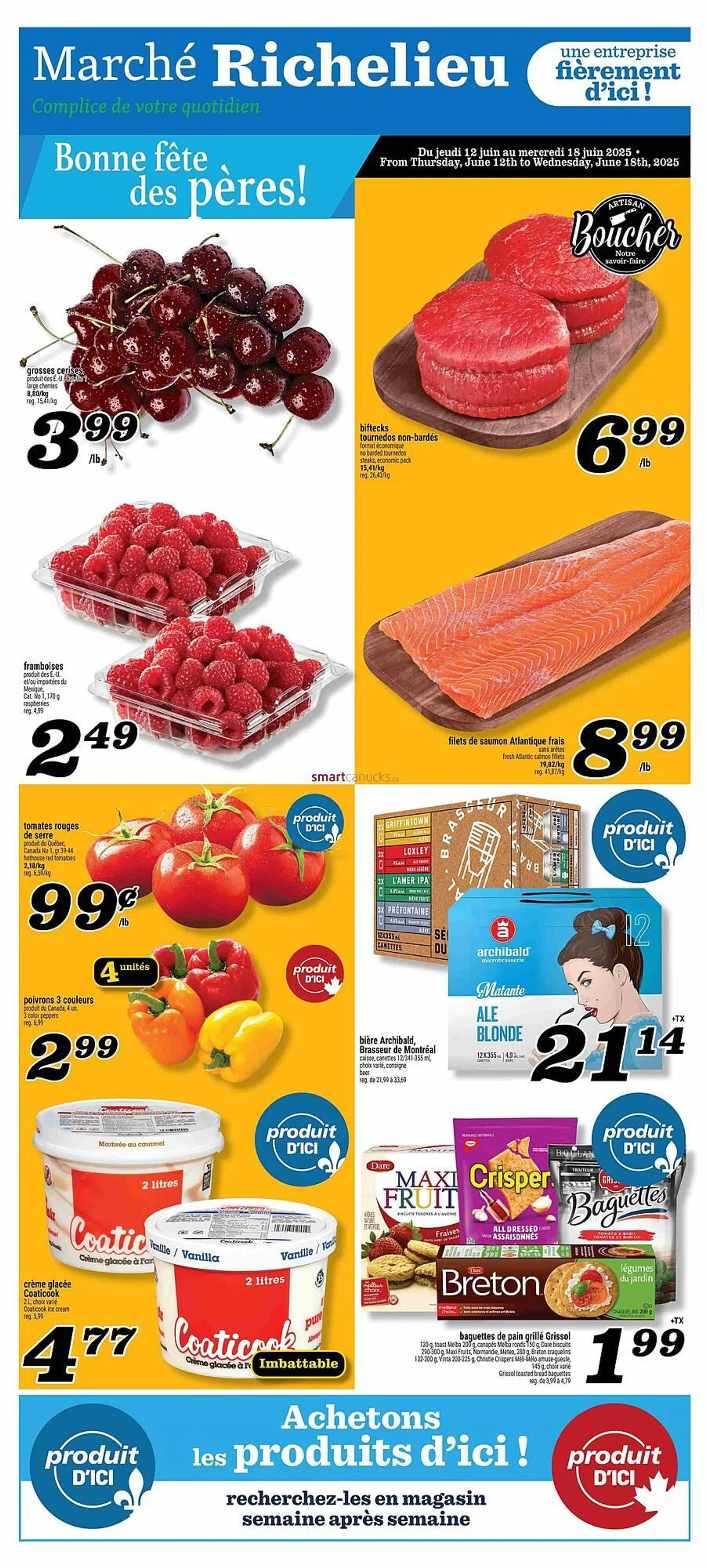 Marché Richelieu flyer from June 12 to June 18 2025 - flyer page 1